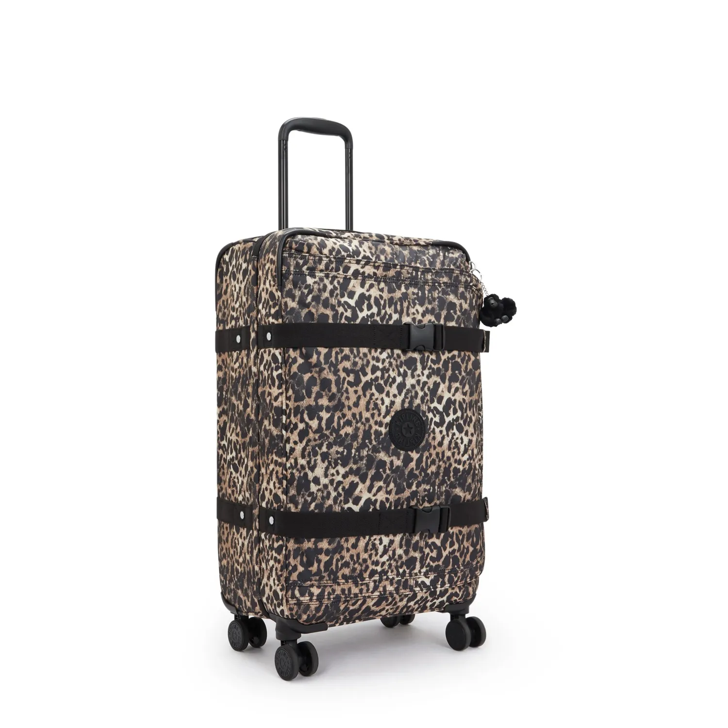 Kipling Spontaneous M koffer Medium Wild Leopard TSA-slot