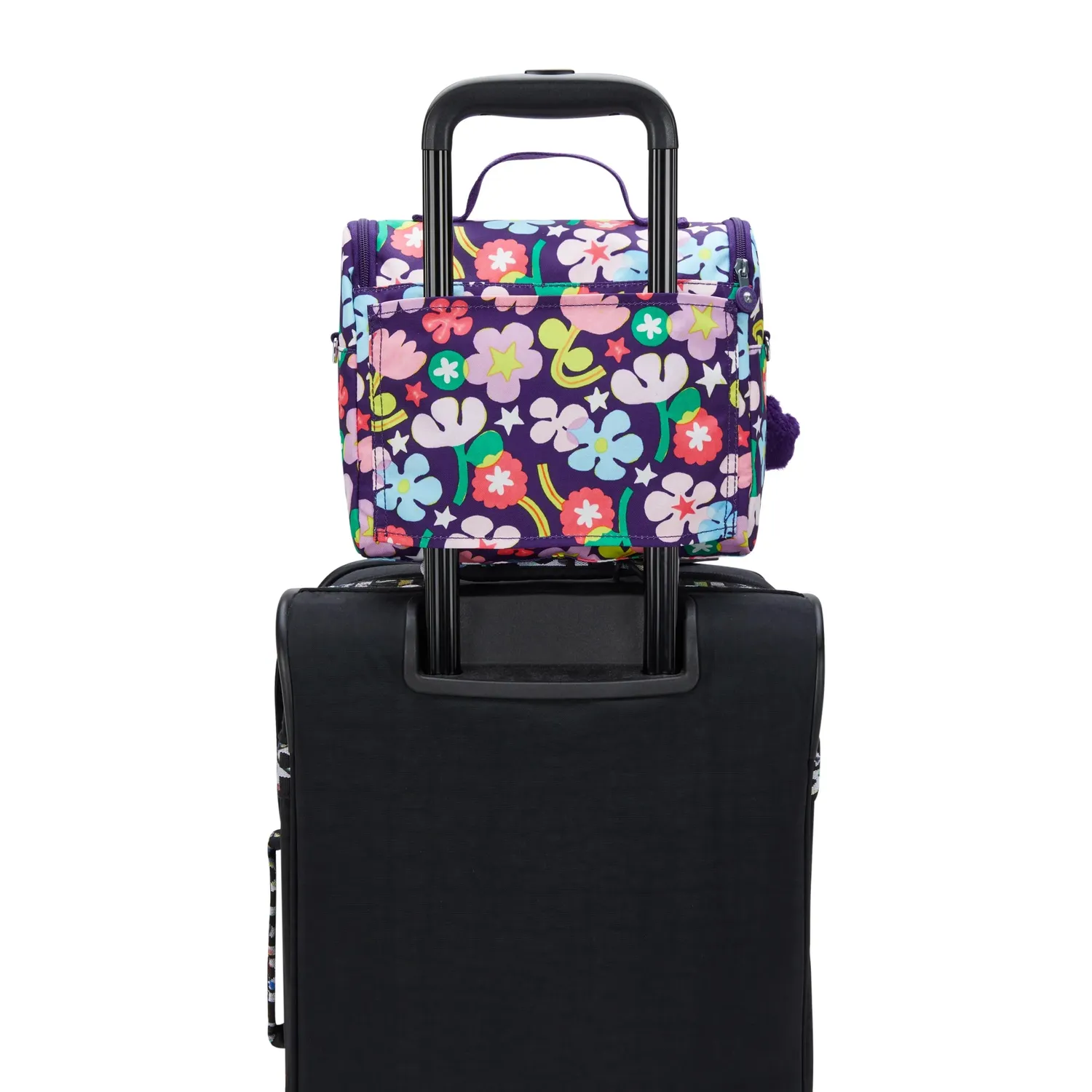 Kipling New Kichirou lunchtas Groot Fairy Flower trolleybevestiging