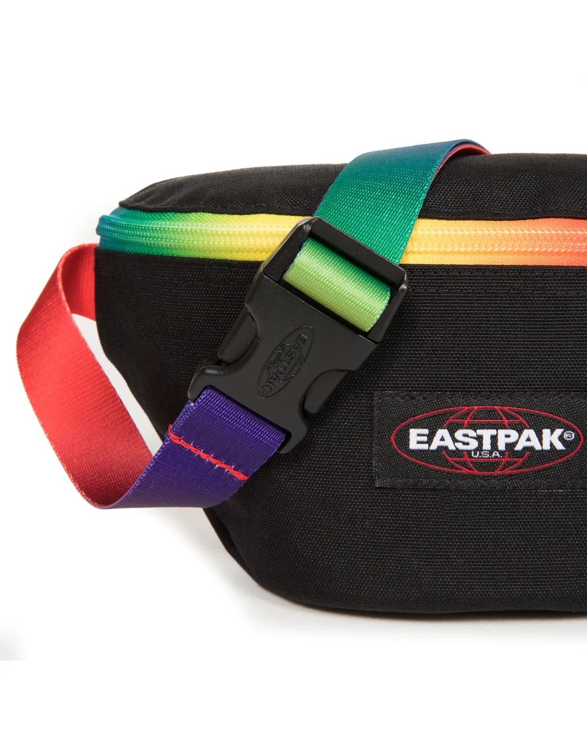 Eastpak Springer heuptas klein Rainbow Dark tie-dye vegan
