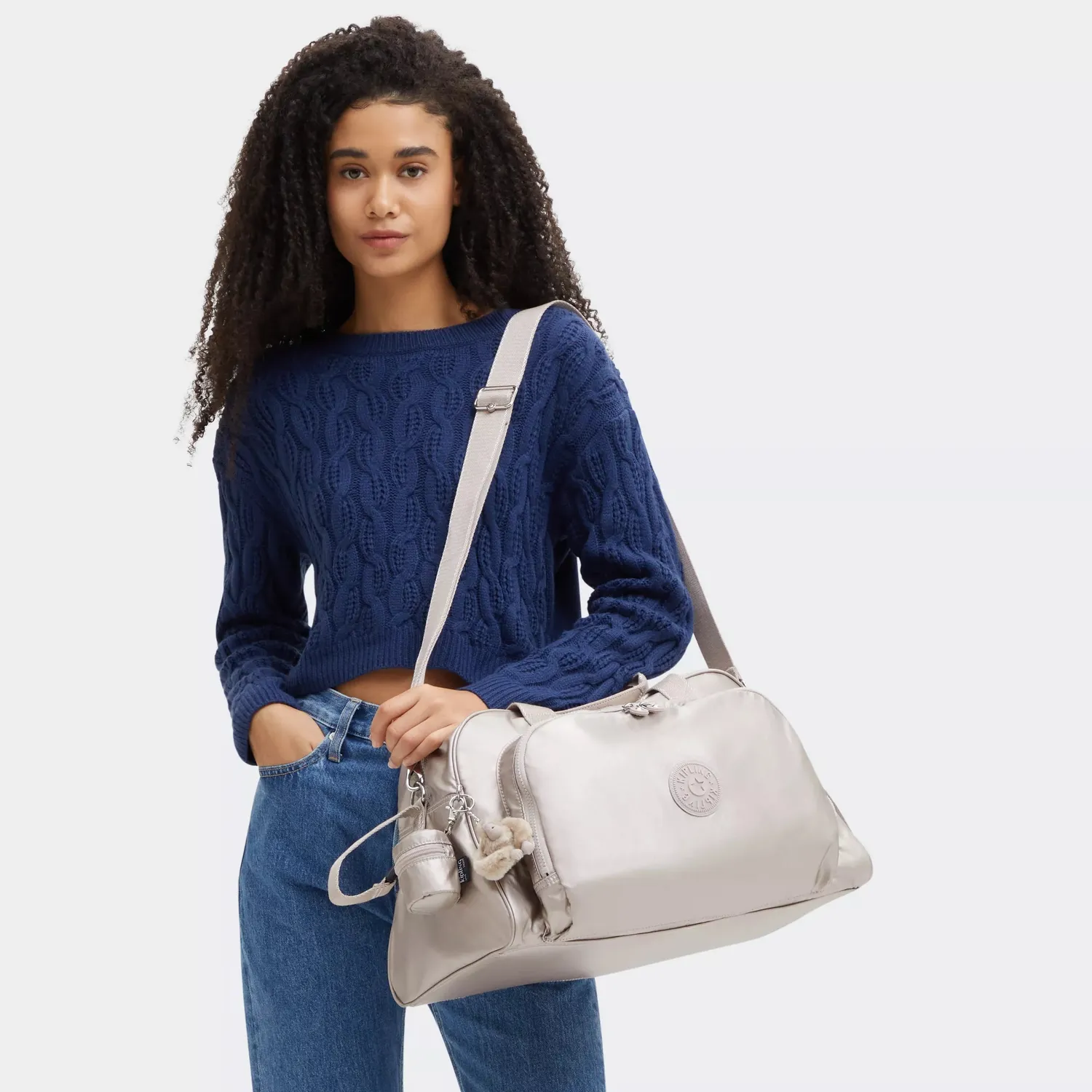 Kipling Camama luiertas Metallic Glow groot lichtgewicht