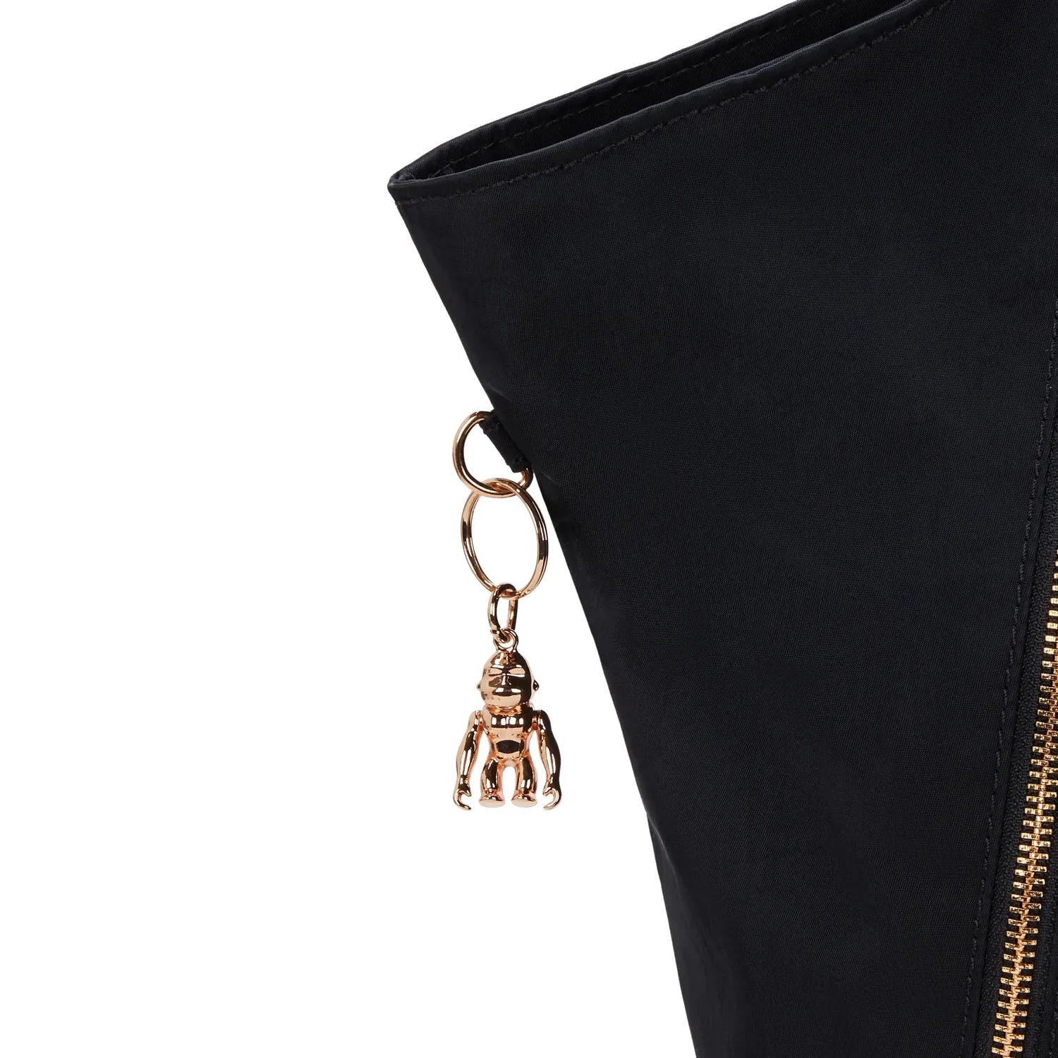 Kipling Recicely shopper Black Rose Spice medium ritsvakken