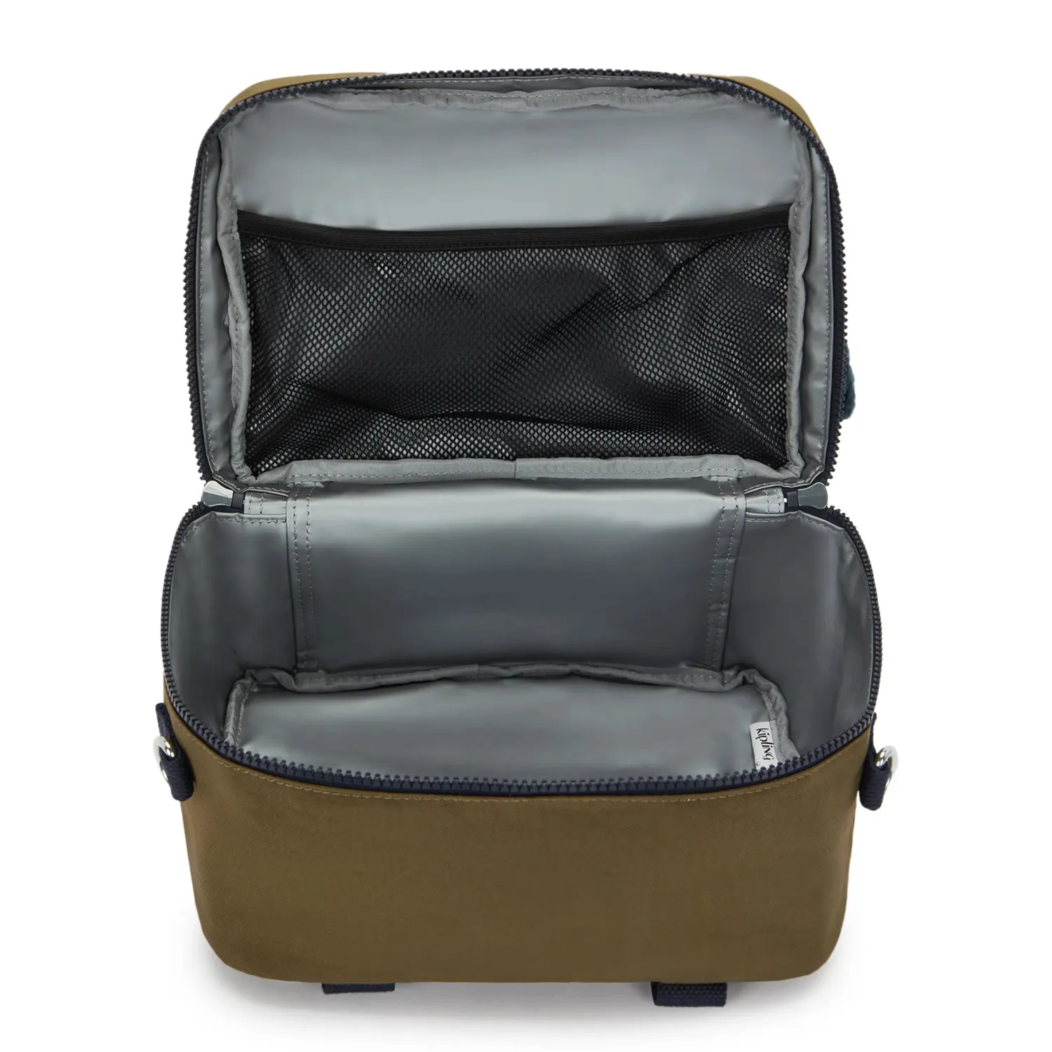 Kipling Miyo lunchtas Groot Treasure Green geïsoleerd