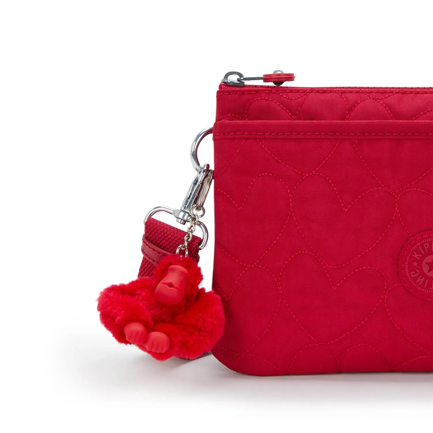 Kipling Riri crossbodytas klein Many Hearts Red harten