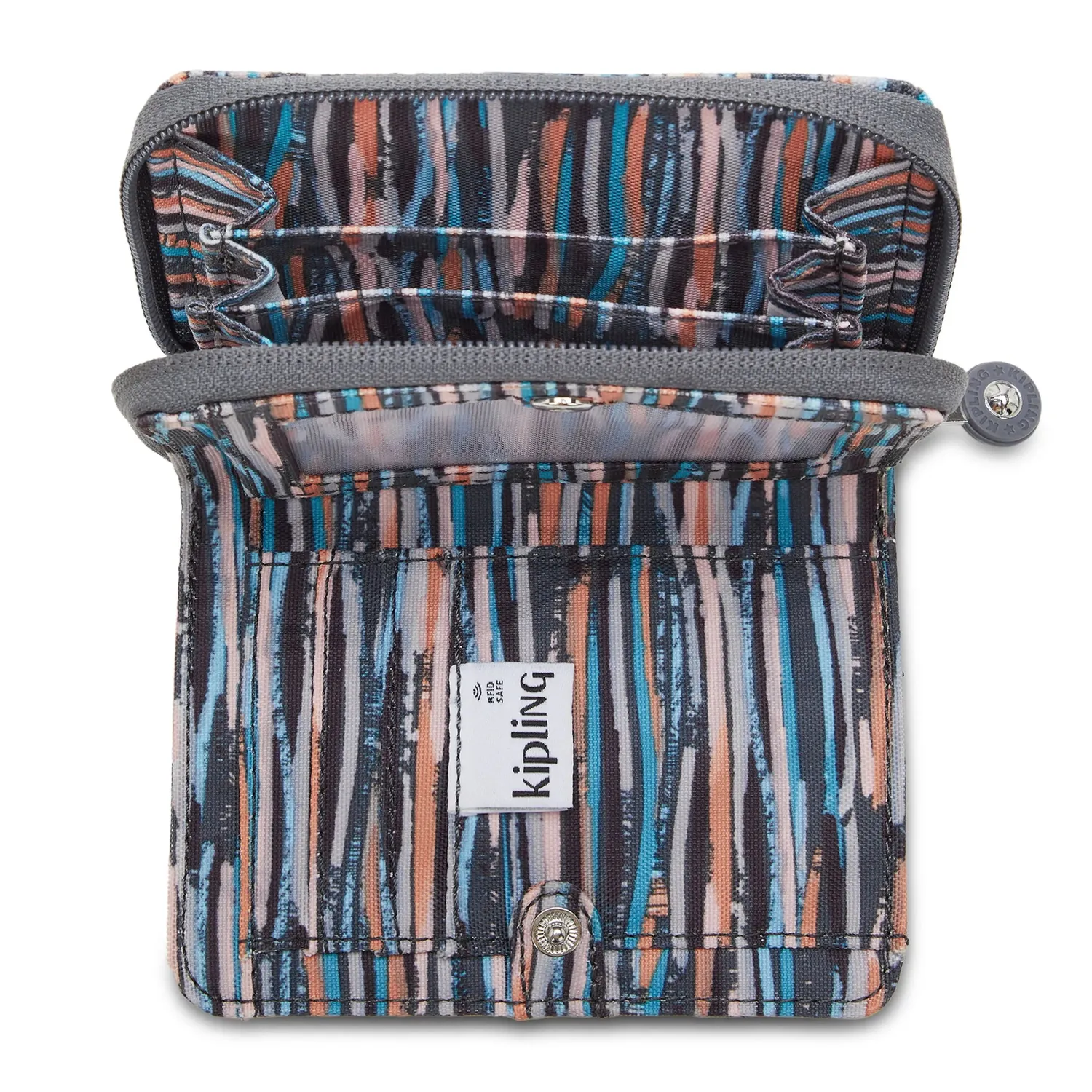 Kipling Money Love portemonnee Mineral Stripes RFID