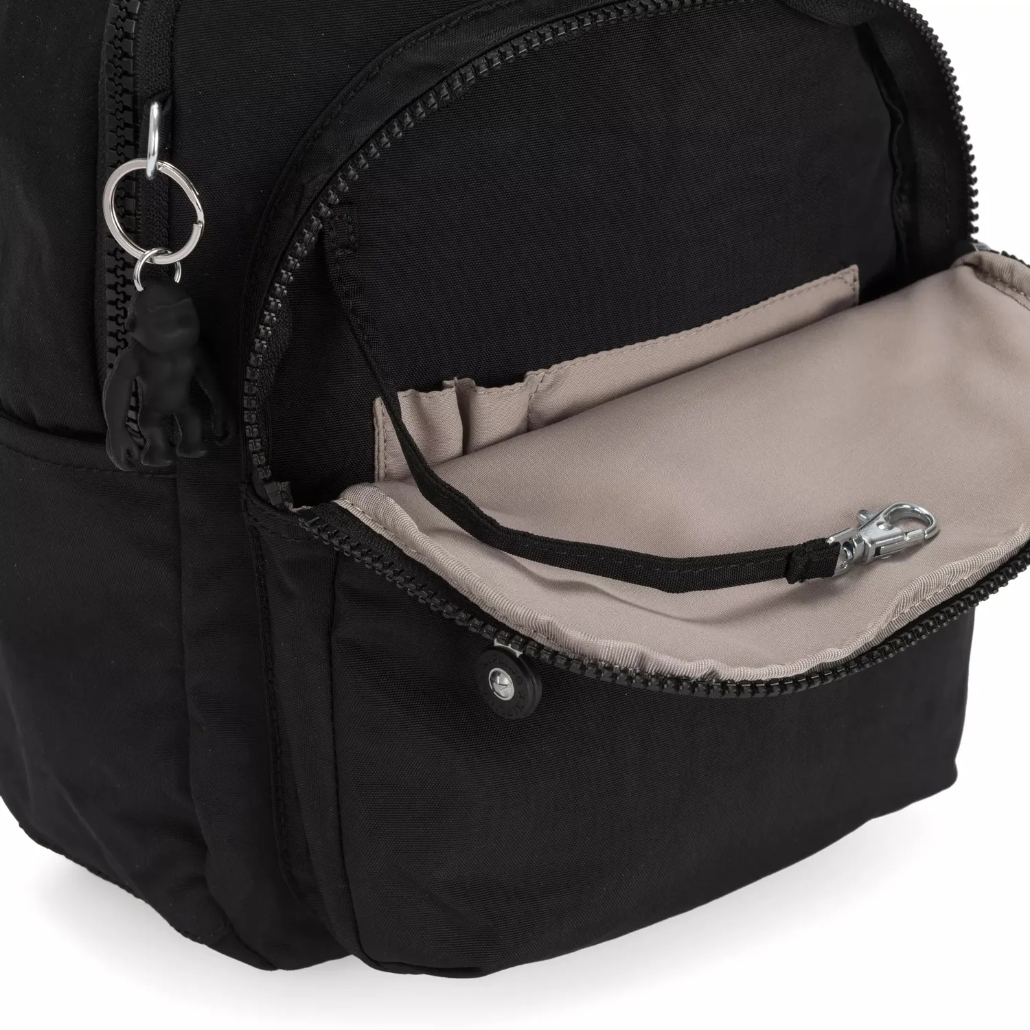 Kipling Seoul S rugzak klein Black Noir 11 inch