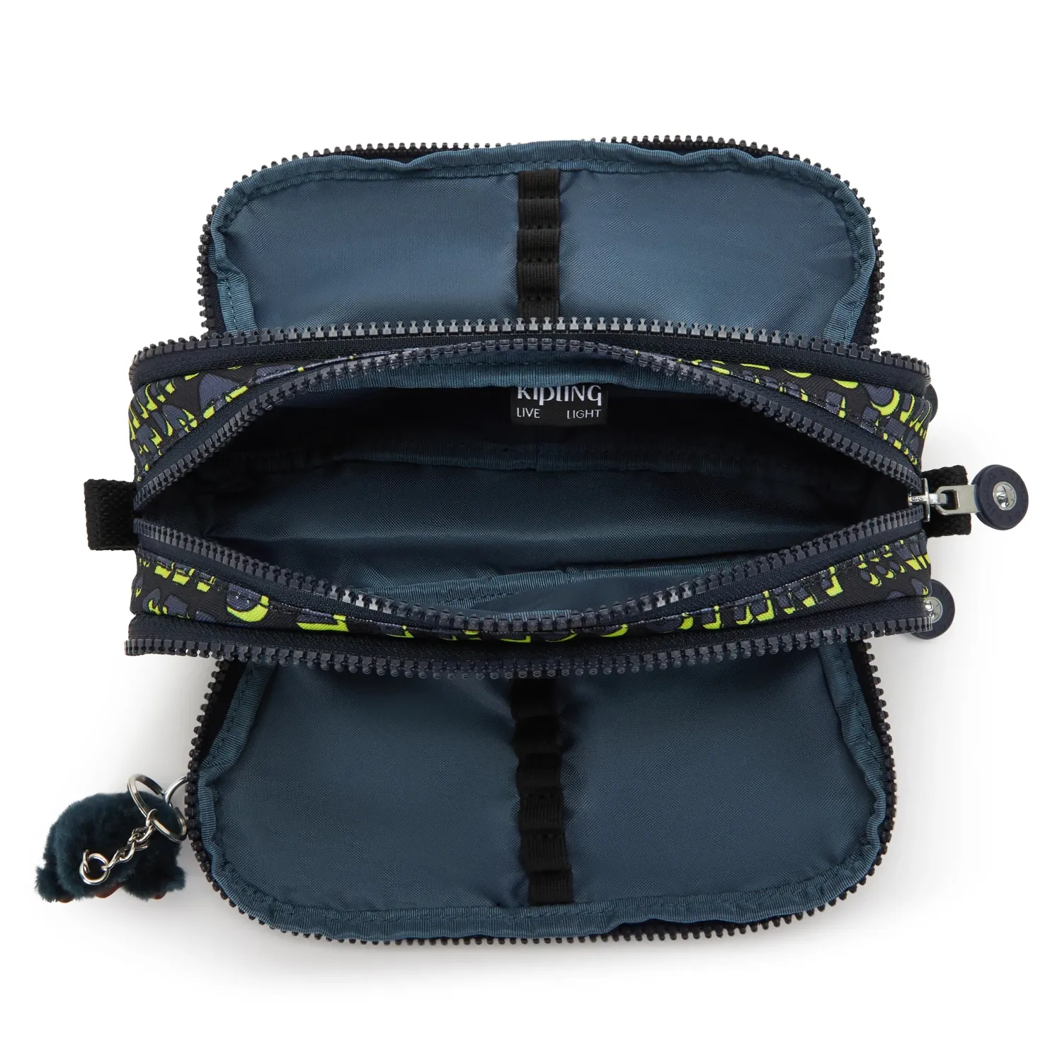 Kipling Gitroy pennenetui Groot Lets Play Print lussen