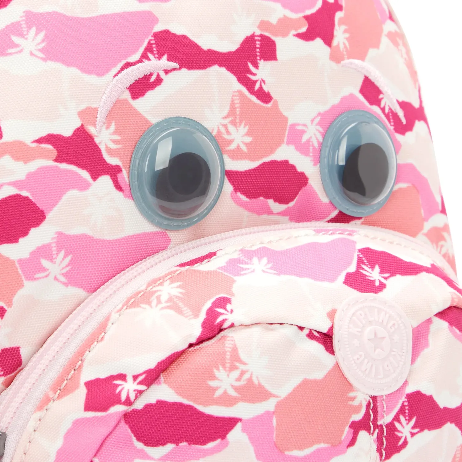 Kipling Faster rugzak klein Pink Palm waterafstotend
