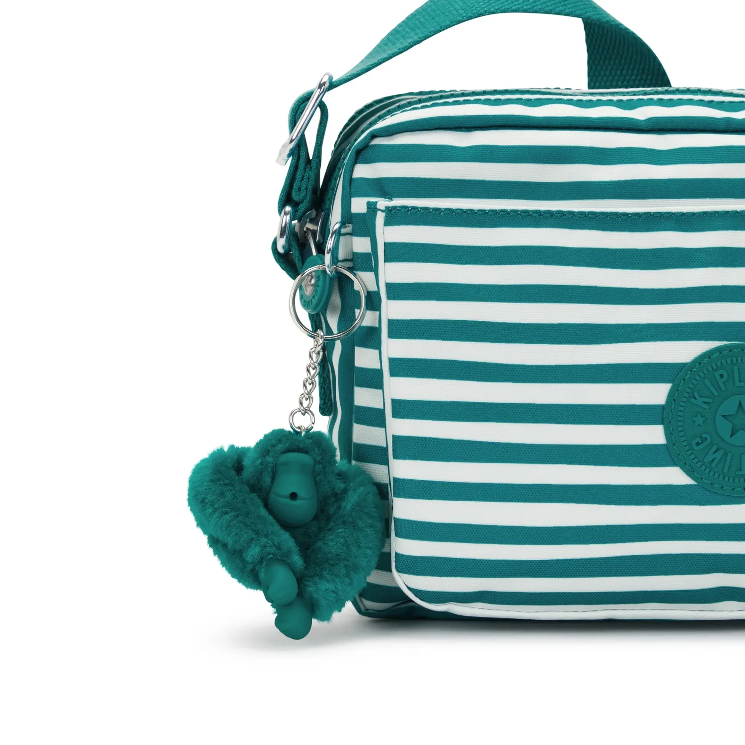 Kipling Abanu M crossbody tas Parasol Stripes Medium streepprint