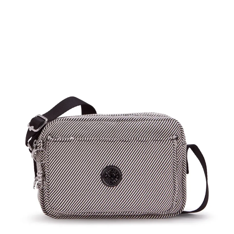 Kipling Abanu M crossbody tas Medium Diagonal Jacquard dubbele rits