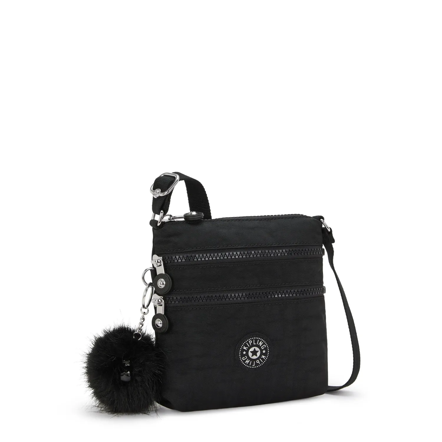 Kipling Alvar XS crossbody tas zwart klein waterafstotend