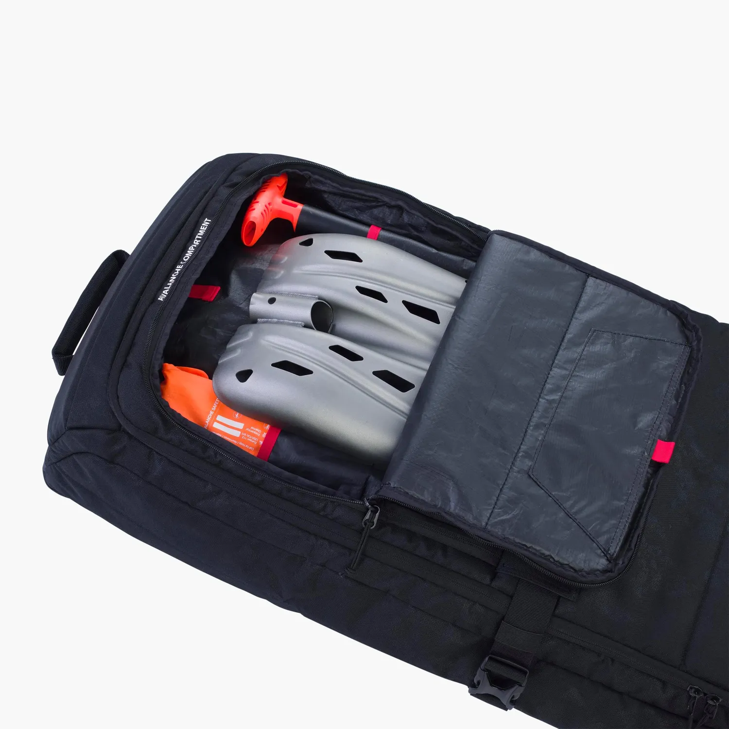Evoc Snow Gear Roller reistas zwart maat M gewatteerd