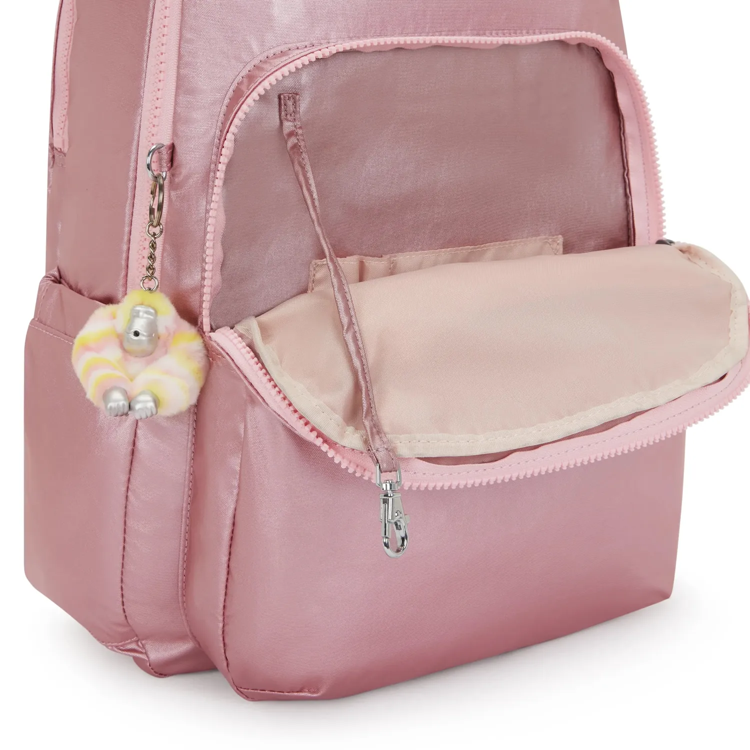 Kipling Seoul Lap rugzak Bronze Pink Groot 15 inch