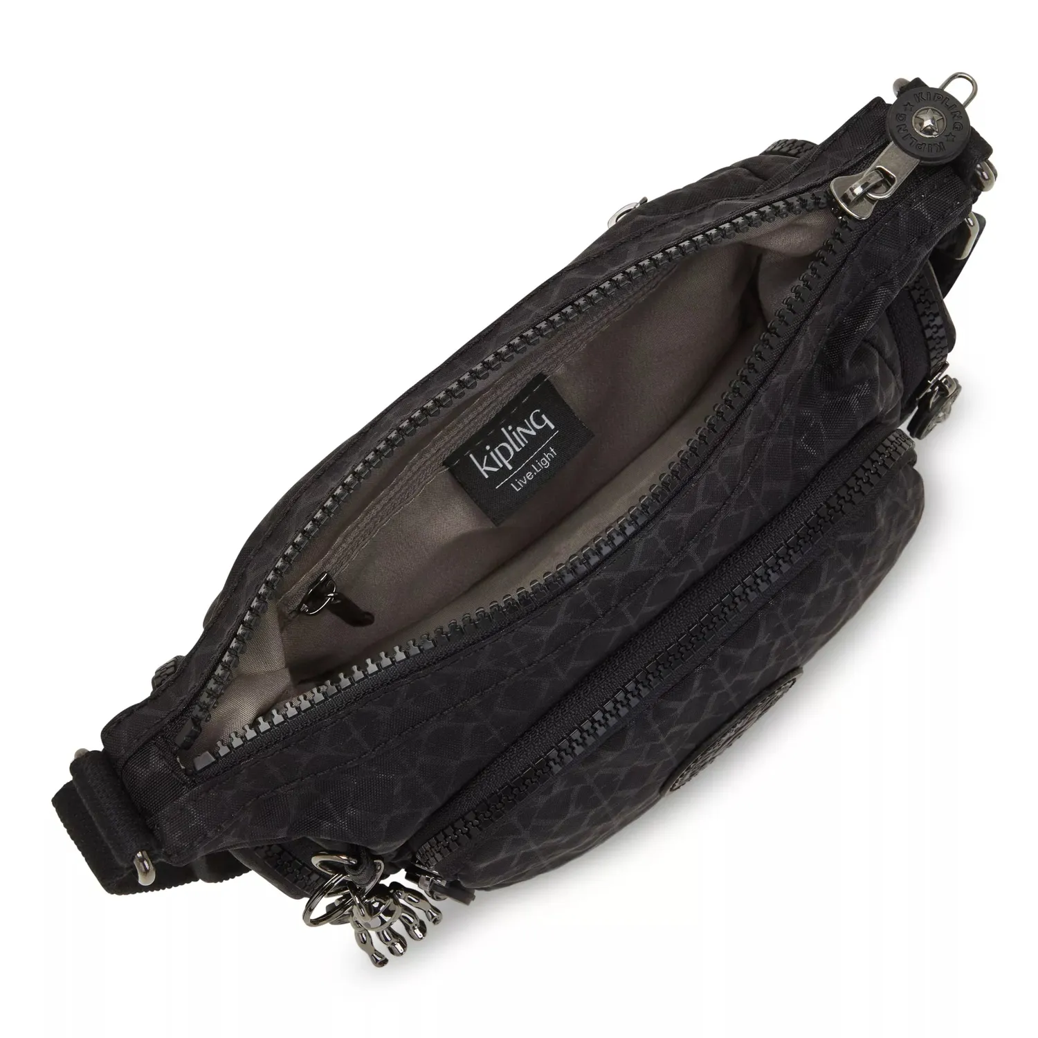 Kipling Gabbie Mini mini tas Signature Emb extra klein print