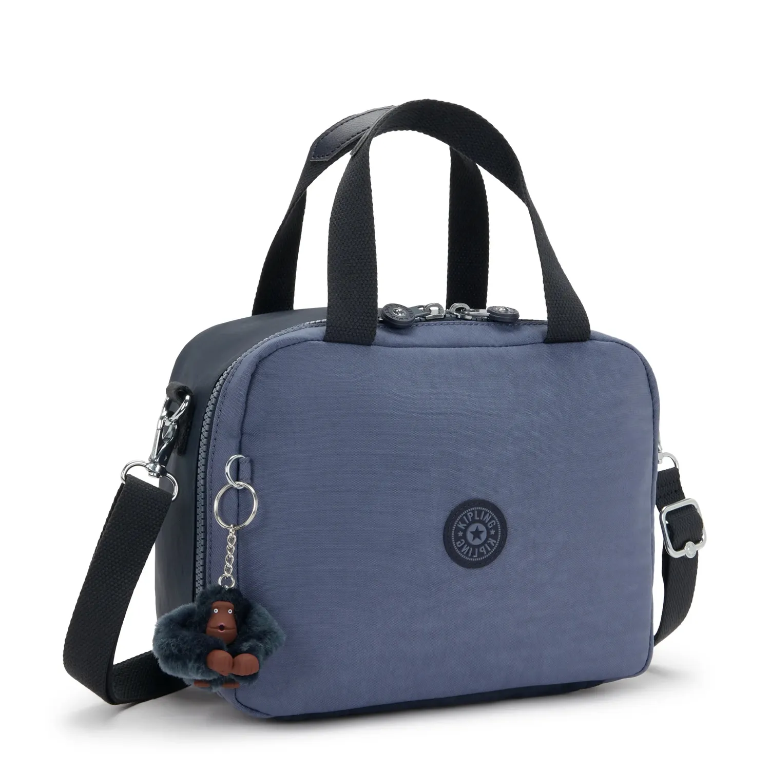 Kipling Miyo Lunchtas Groot Game Grey geïsoleerd