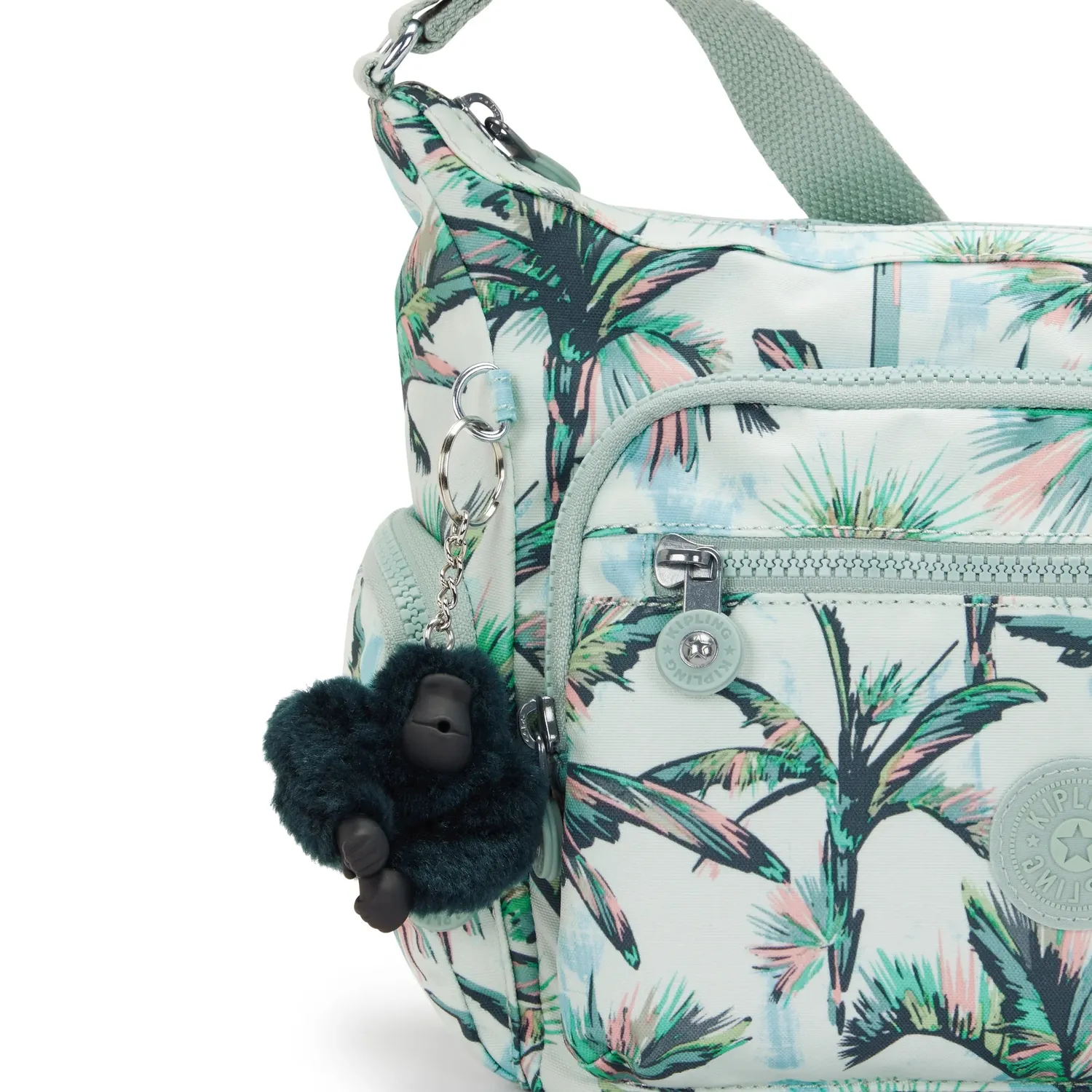 Kipling Gabbie S schoudertas More Palm Trees Medium print