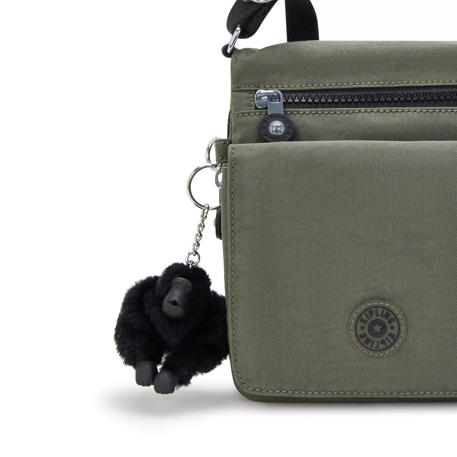 Kipling New Eldorado crossbody tas Green Moss klein licht