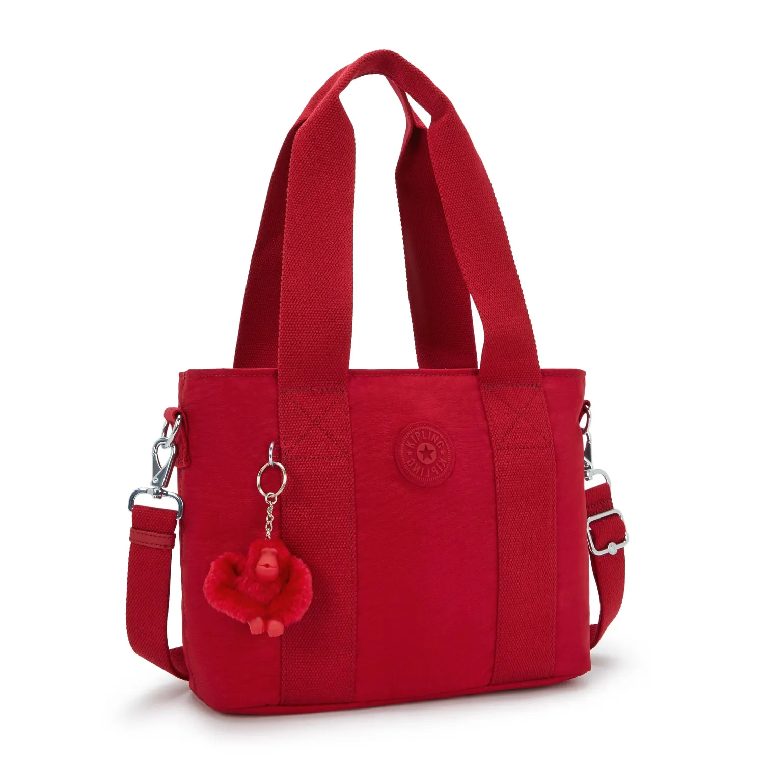Kipling Minta M Up shopper Ruby Red Medium hengsel