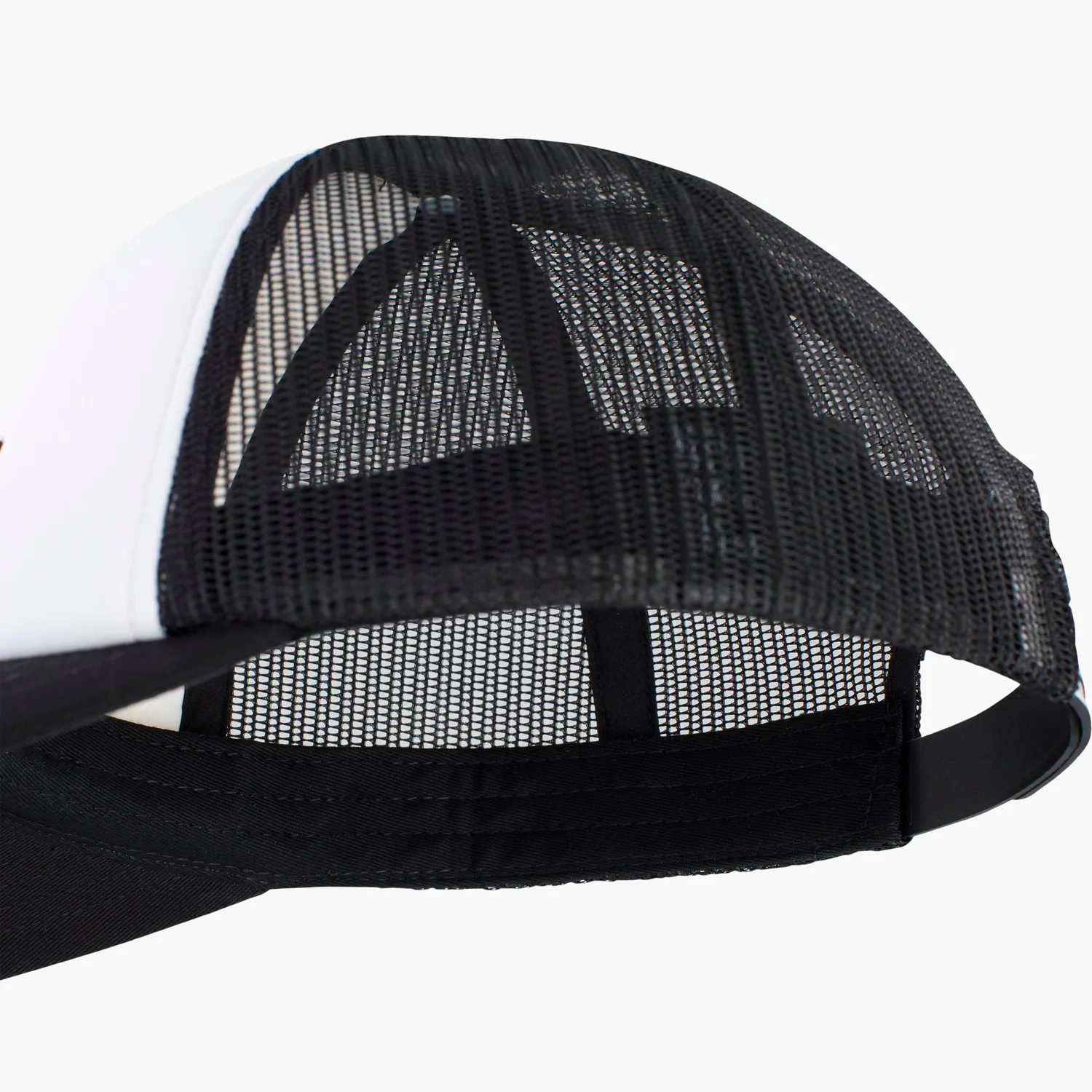 Evoc Trucker Cap CI pet zwart-wit rechte klep