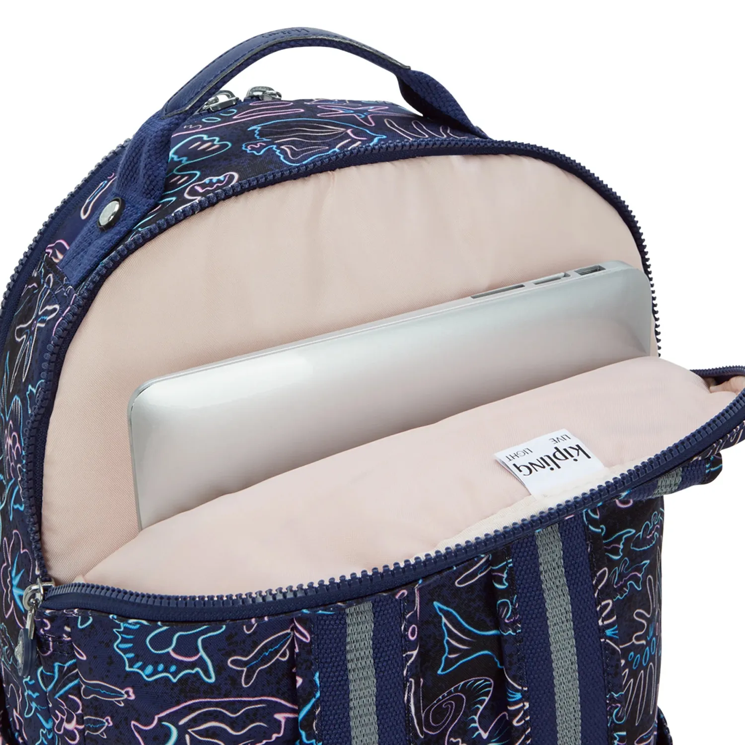 Kipling Seoul Lap rugzak Disco Fish 15 inch laptop
