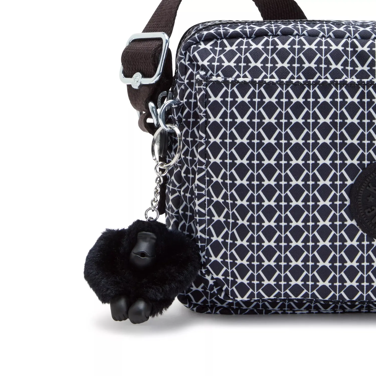 Kipling Abanu M crossbody tas Medium Signature Print print
