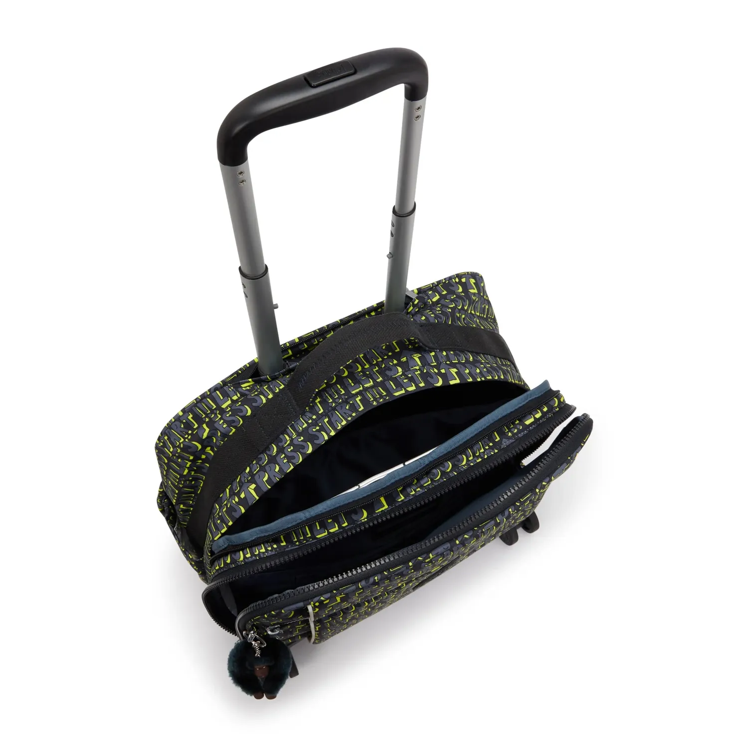 Kipling New Storia rugzak met wielen Lets Play Print groot laptopvak