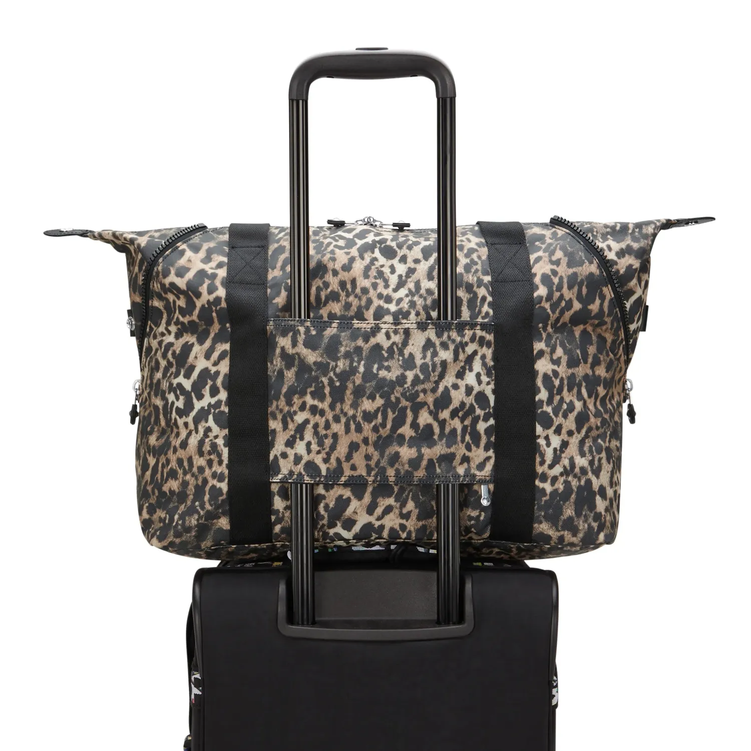 Kipling Art M schoudertas Wild Leopard Groot dierenprint