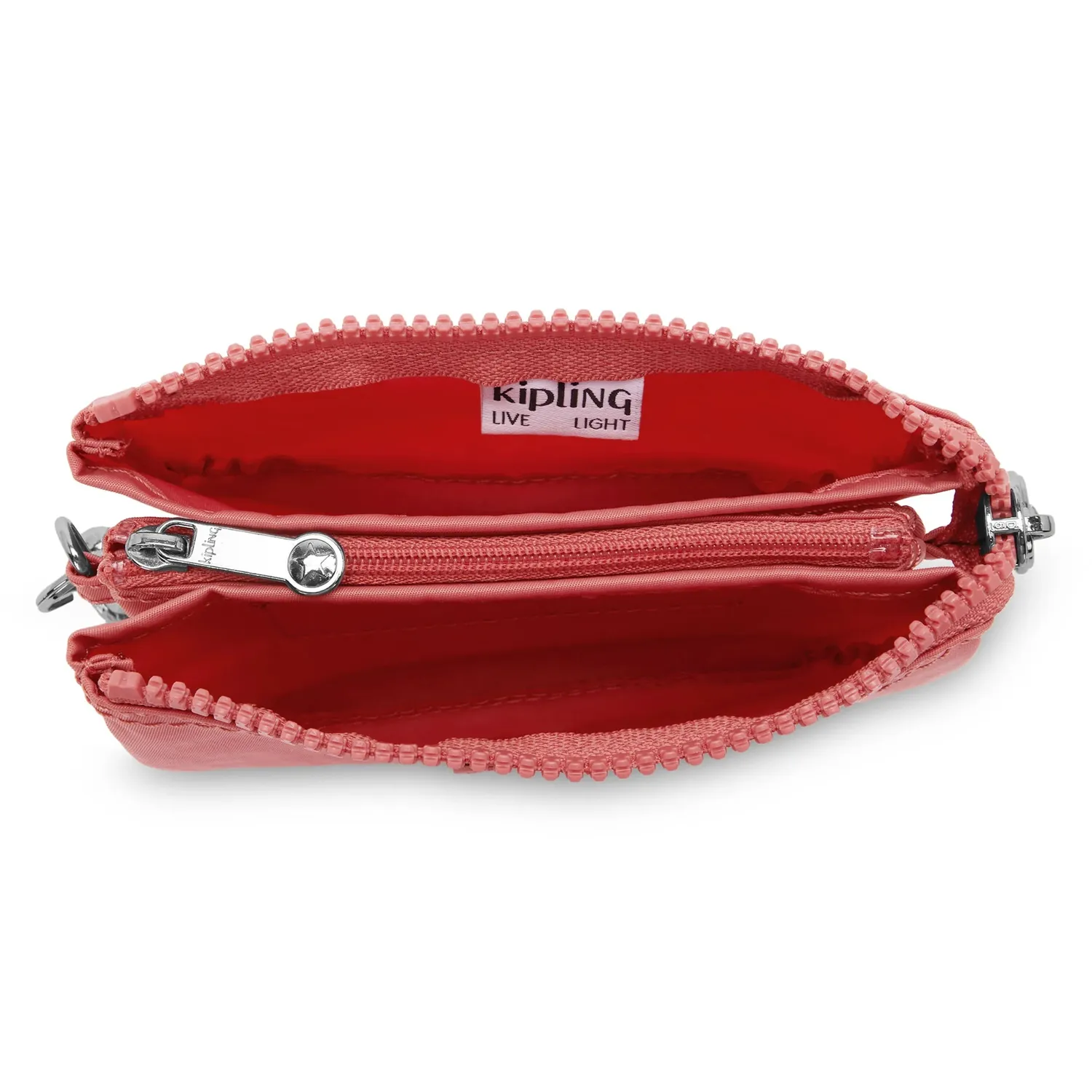 Kipling Creativity S portemonnee Misty Pink klein zacht