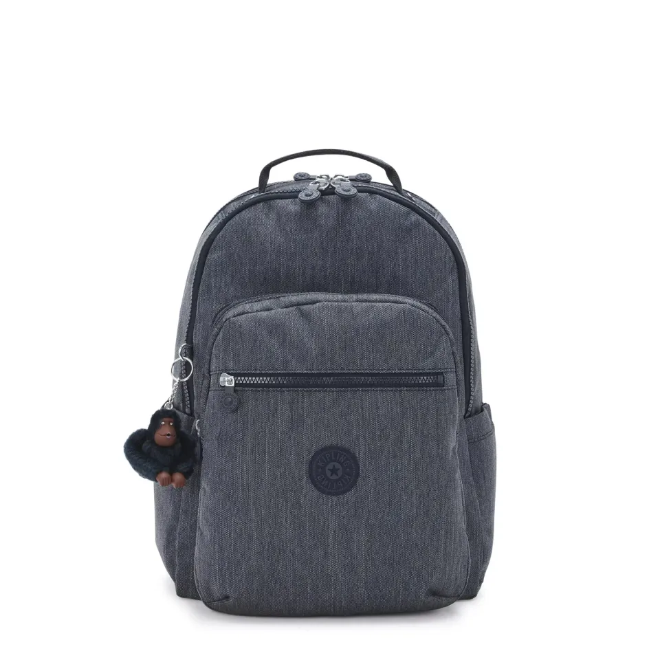 Kipling Seoul Lap rugzak Marine Navy groot 15 inch