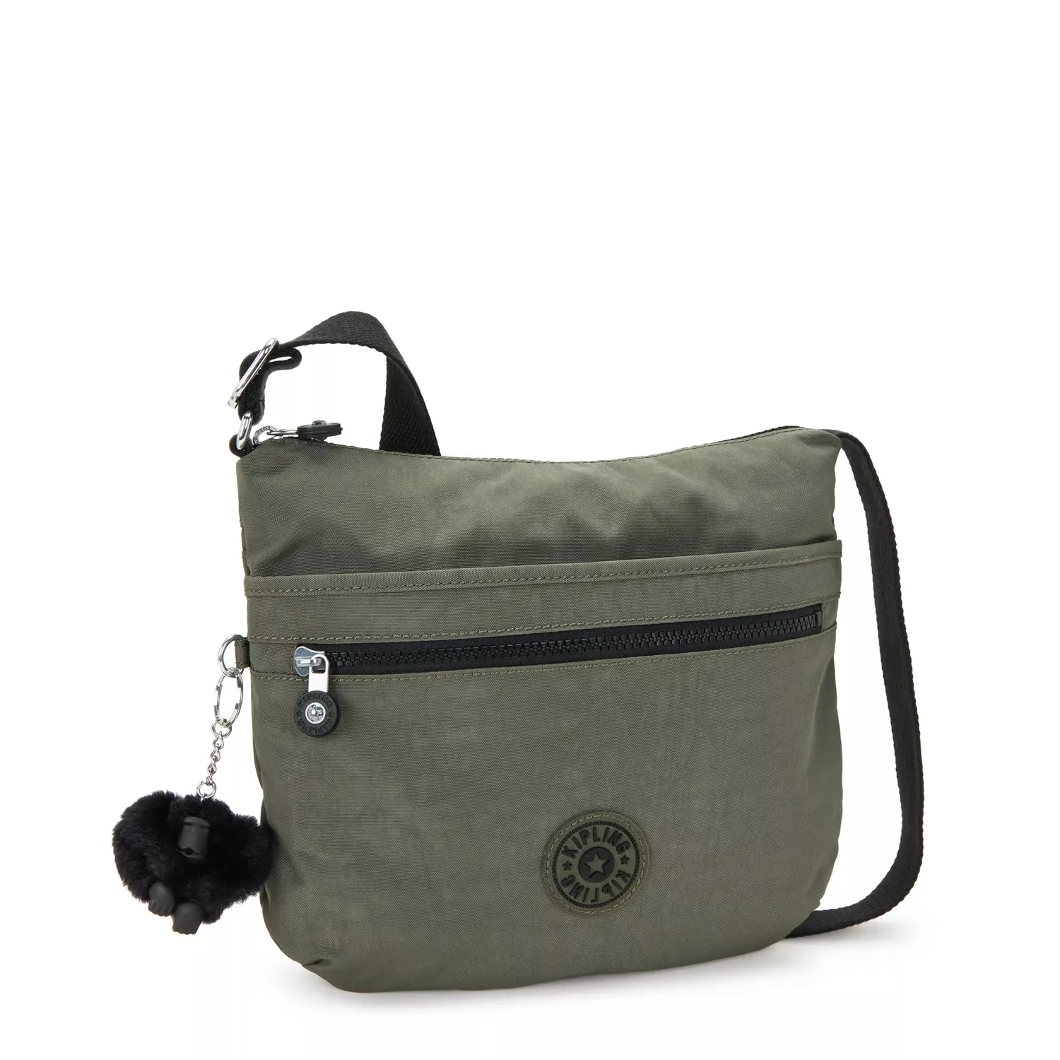 Kipling Arto schoudertas Medium Green Moss lichtgewicht