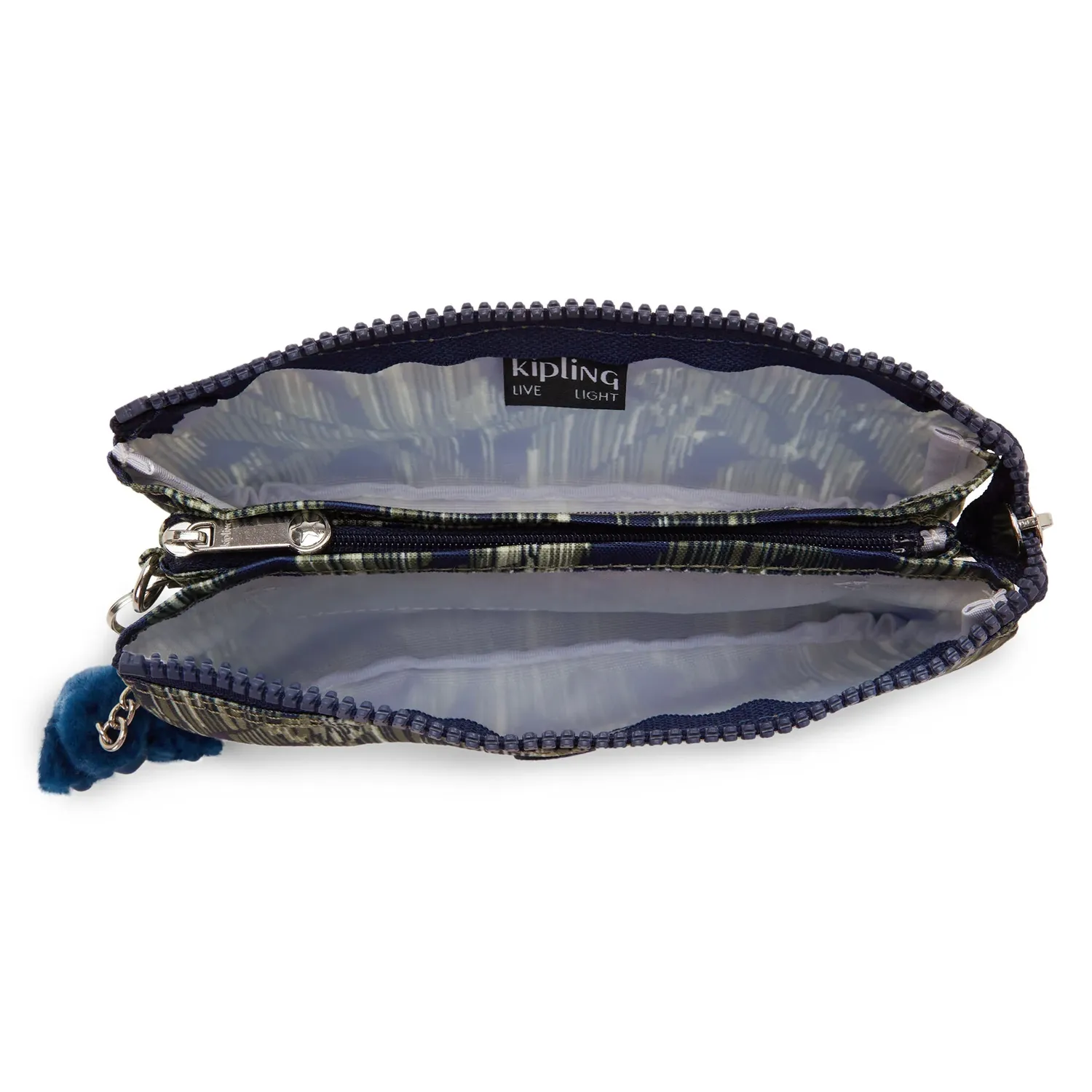 Kipling Creativity L etui Striped Grasses groot print