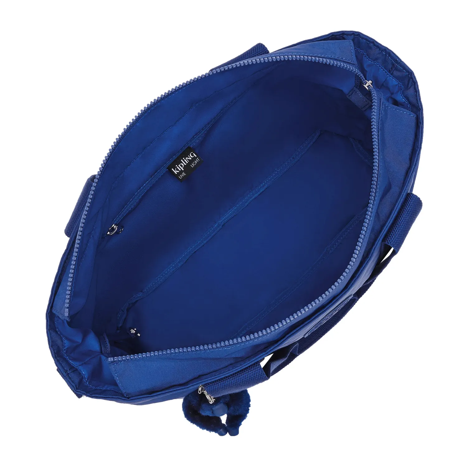 Kipling Minta L Up shopper Blazing Blue Groot schouderband