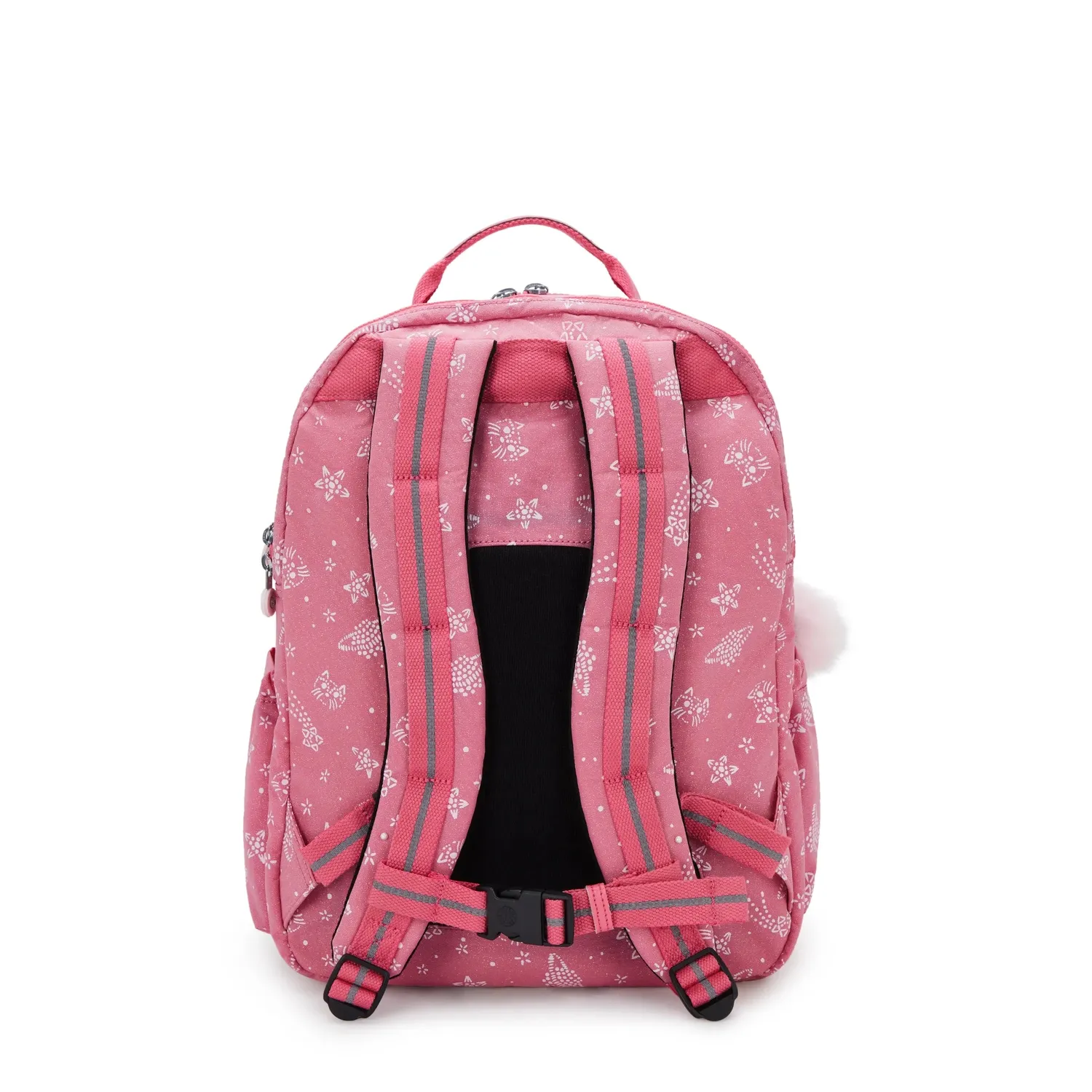 Kipling Seoul College Extra rugzak Groot Glitter Cats 15 inch