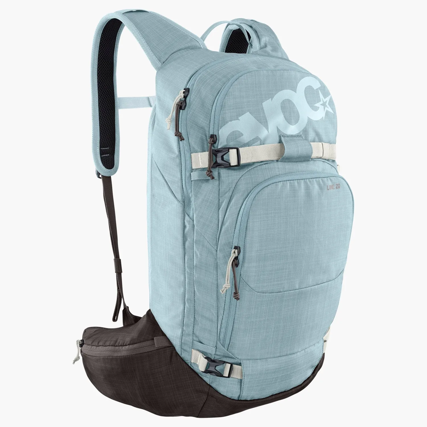 Evoc Line 20 skirugzak zwart 20 liter freeride
