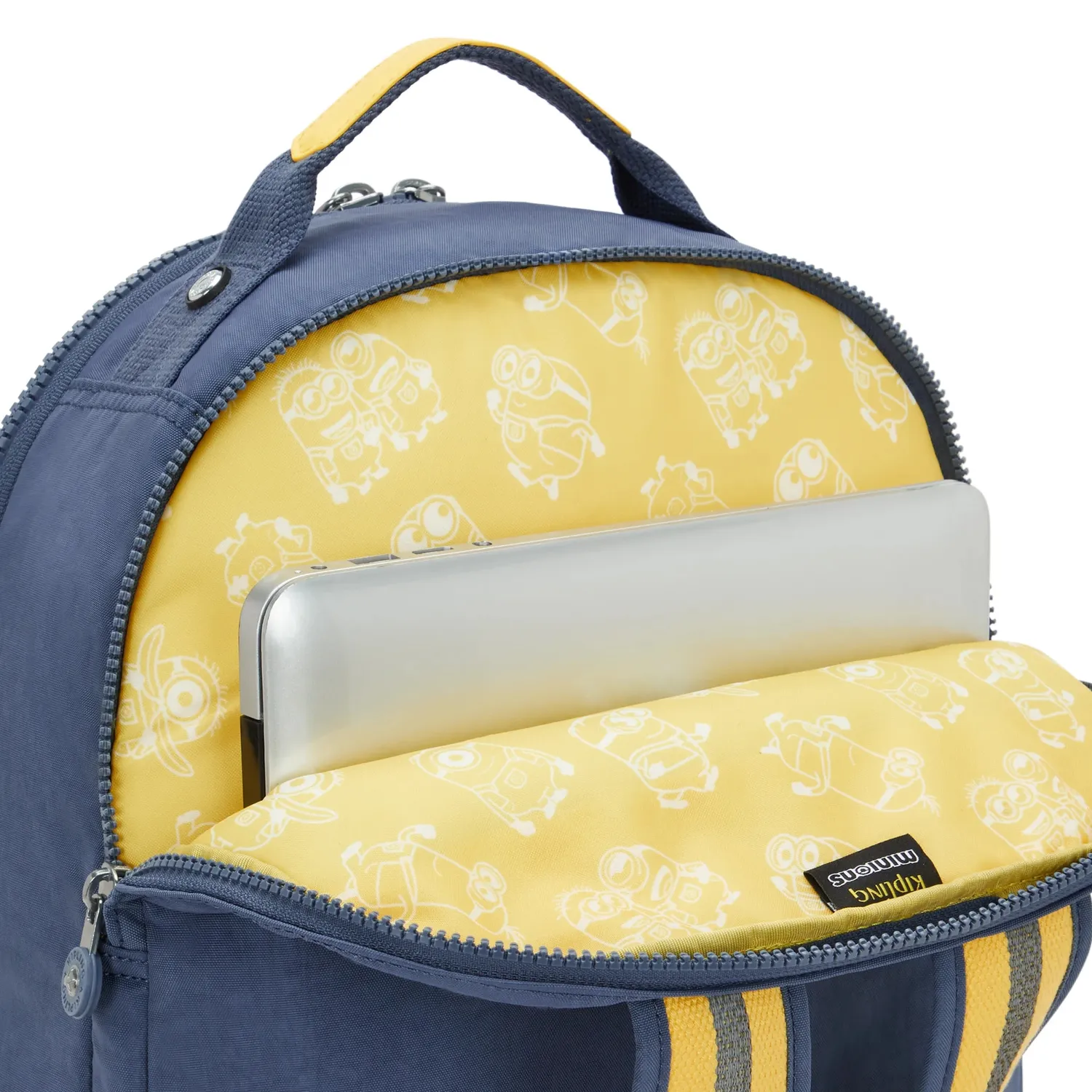 Kipling Seoul Lap Window rugzak Dungaree Blue Groot 17 inch