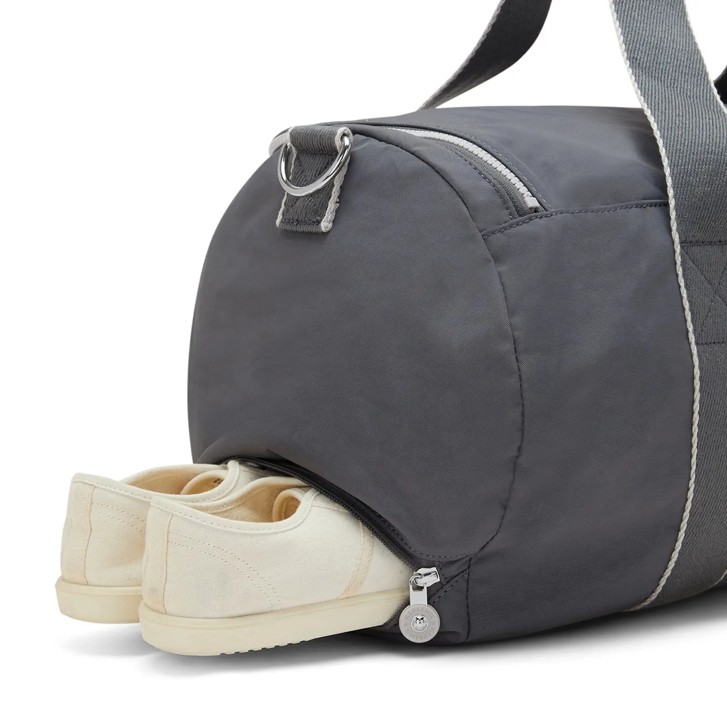 Kipling Argus S Weekendtas Moonlit Grey Klein met schoenvak