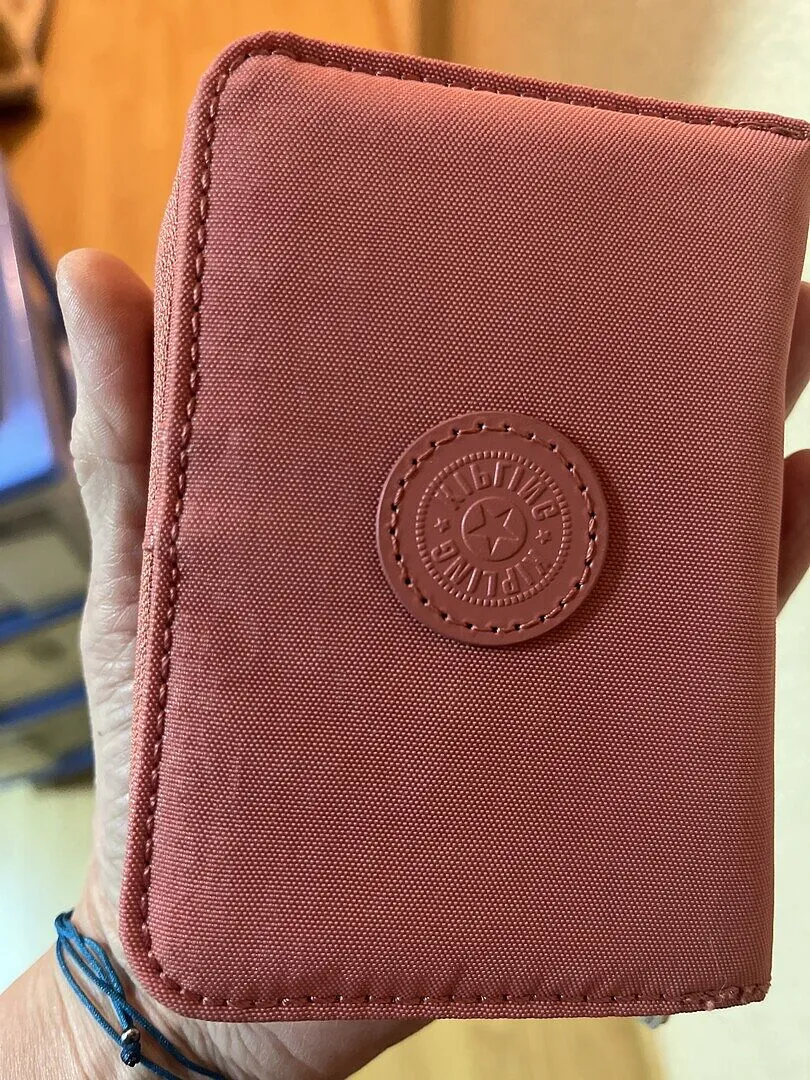 Kipling Money Love portemonnee medium blue bleu rfid