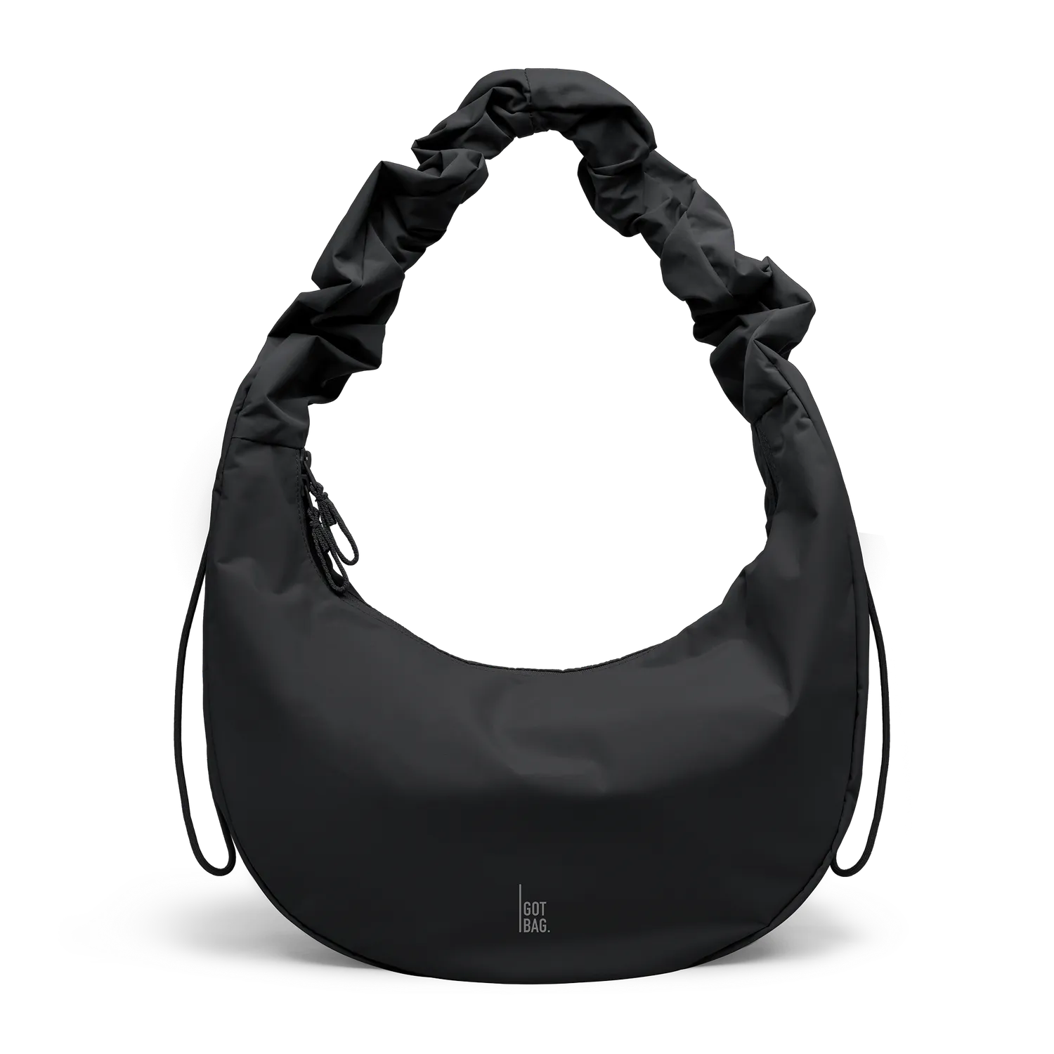 Got Bag Moon Bag Ruffle tas black monochrome gerecycled
