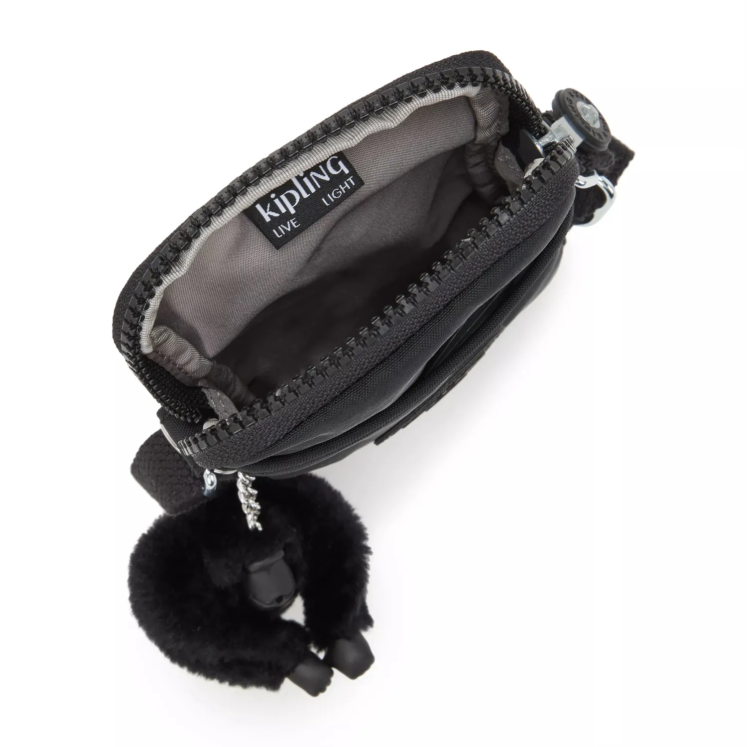Kipling Tally telefoontas Klein Black Noir waterafstotend