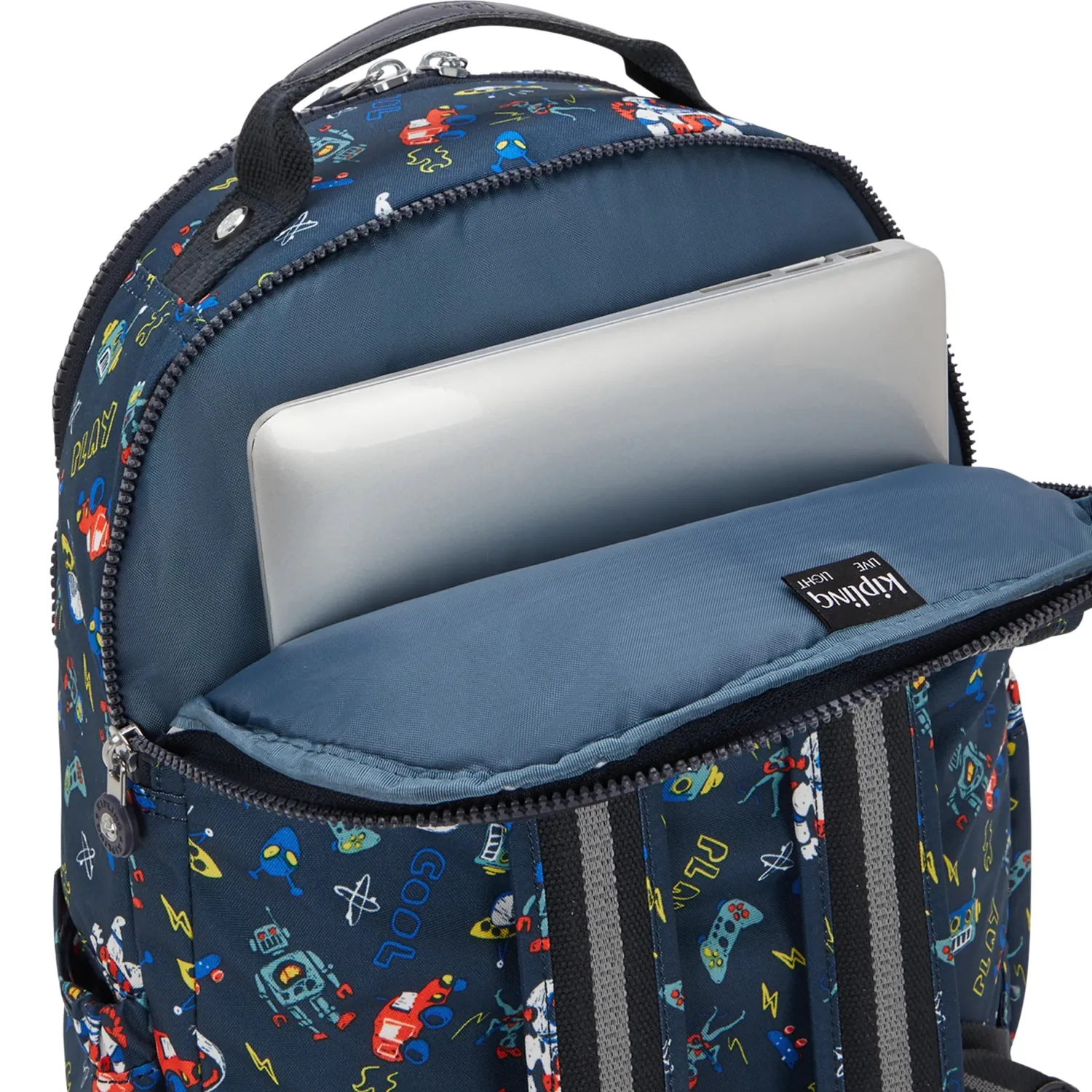 Kipling Seoul Lap rugzak Groot Space Game 15 inch laptopvak