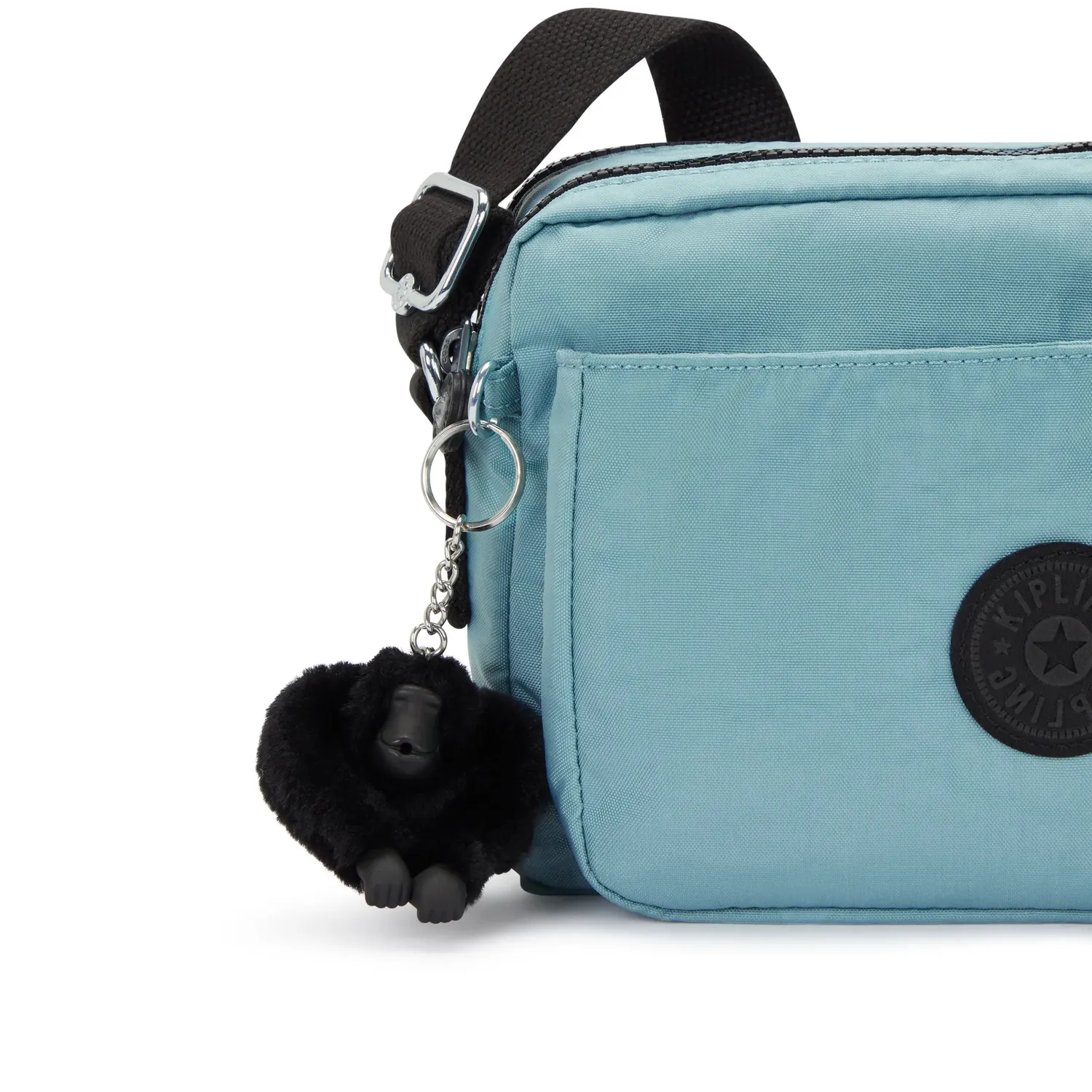 Kipling Abanu M schoudertas Muted Sage Combo lichte tas
