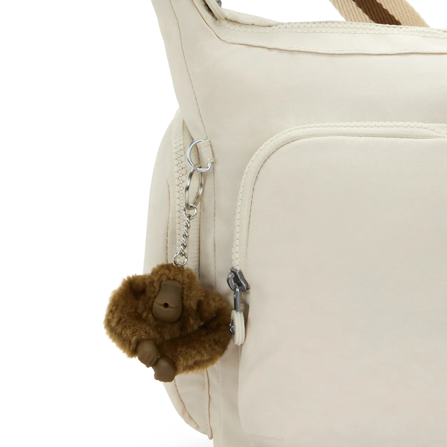 Kipling Gabb crossbodytas Groot Soft Sand lichtgewicht