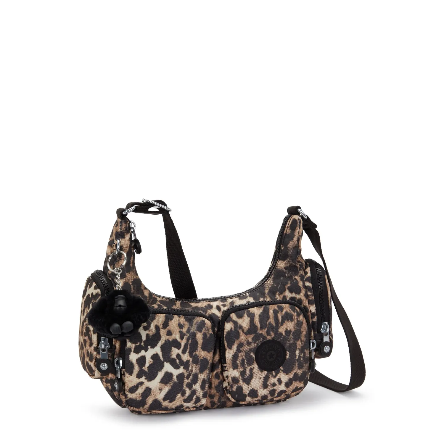 Kipling Rikka S crossbodytas Wild Leopard klein