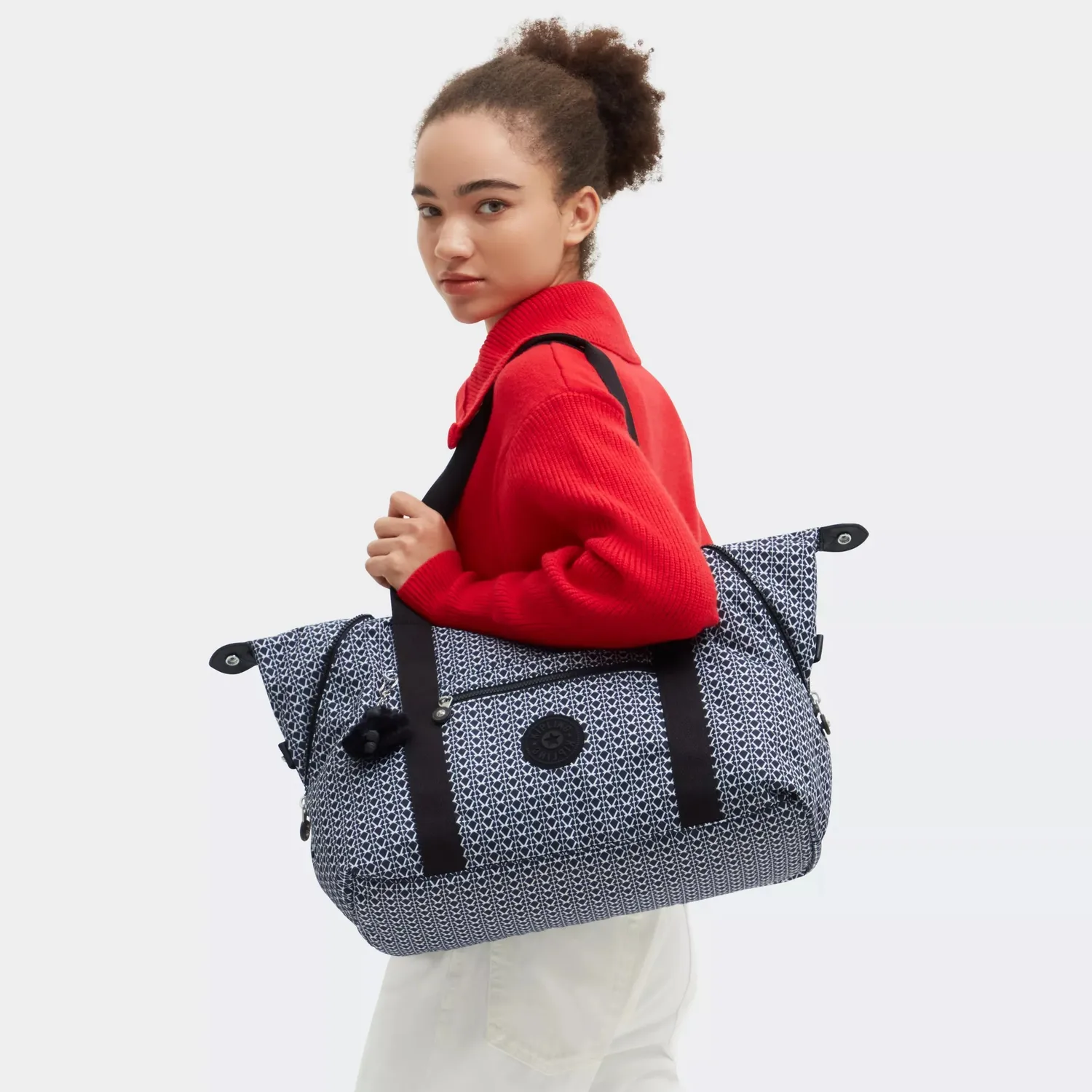 Kipling Art M draagtas Signature Print waterafstotend