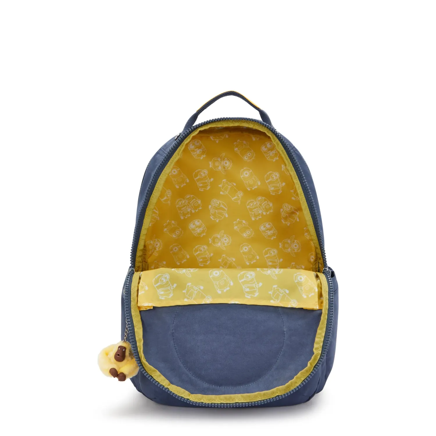 Kipling Seoul Lap Window rugzak Dungaree Blue Groot 17 inch