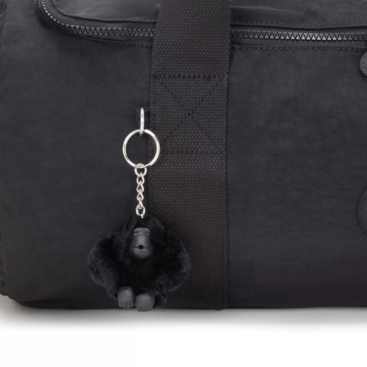 Kipling Argus S weekendtas Klein Black Noir schoenvak