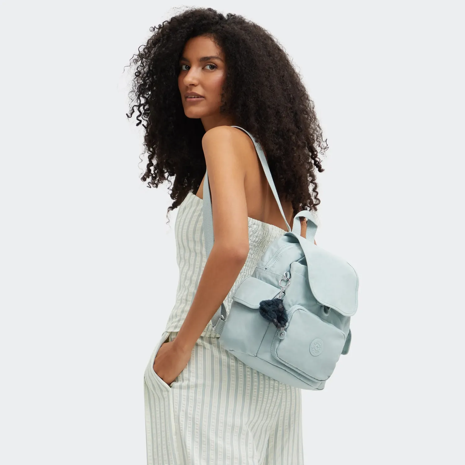 Kipling City Pack Mini rugzak Breezy Blue extra klein licht