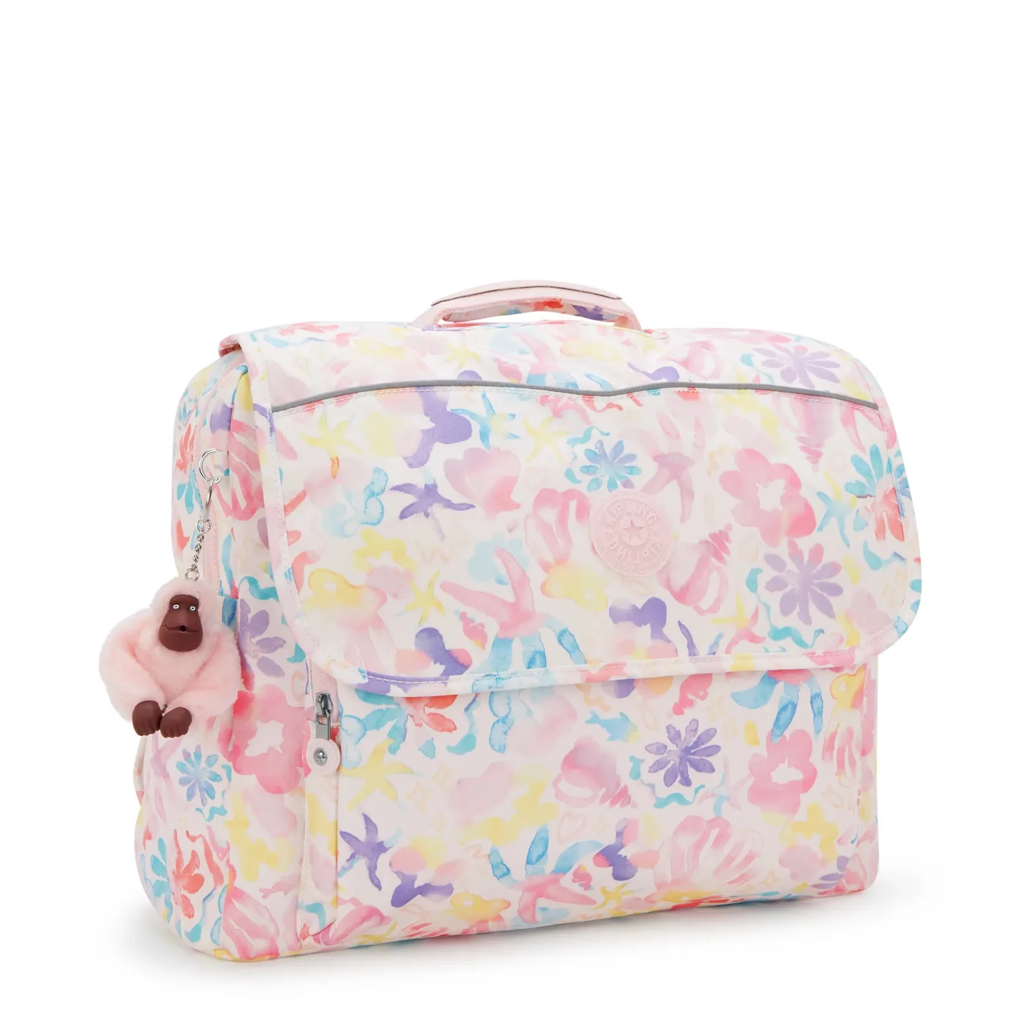 Kipling Codie L schooltas Aqua Sea groot A4