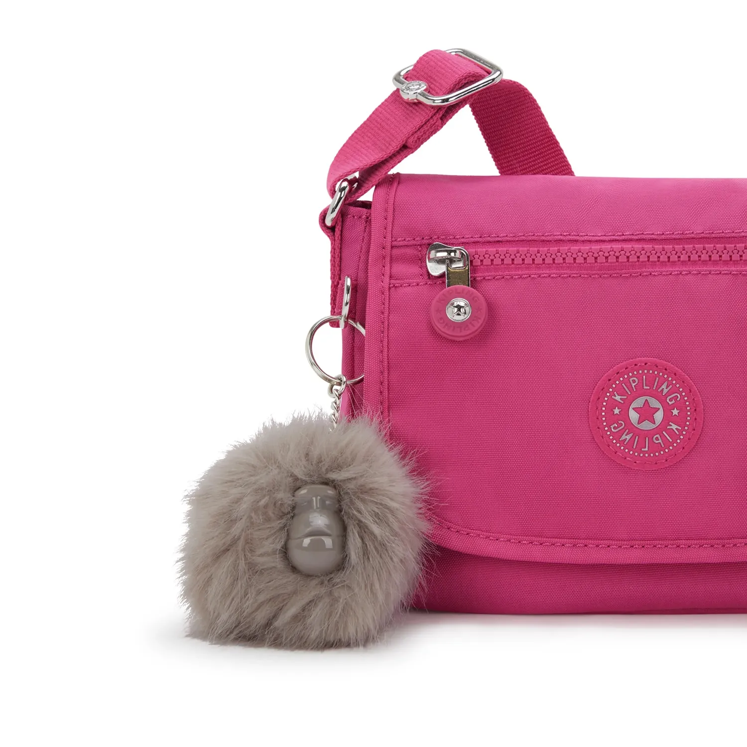 Kipling Sabian U crossbodytas klein escape fuchsia