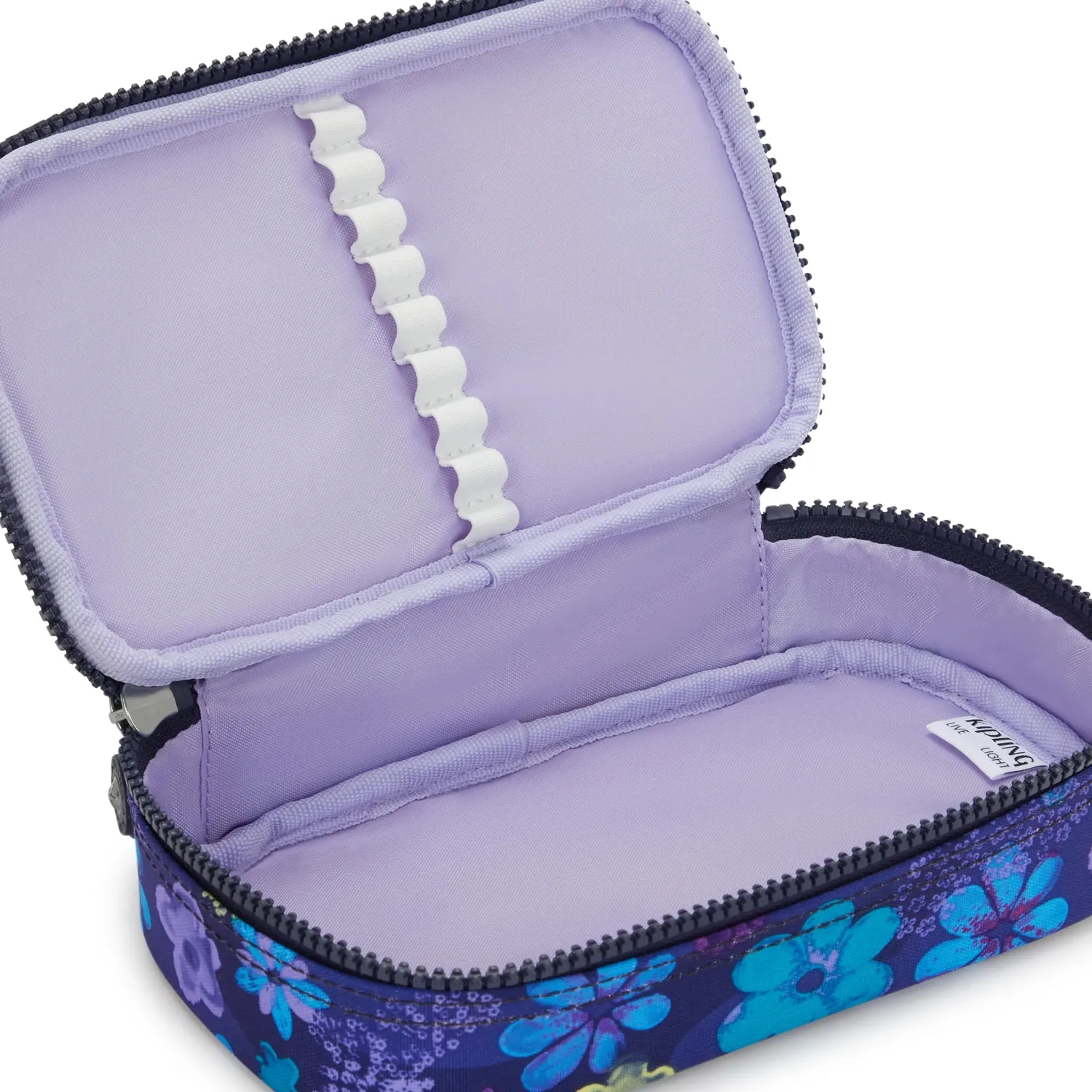 Kipling 50 Pens pennenzak Dark Flower Stamp medium 9 lussen
