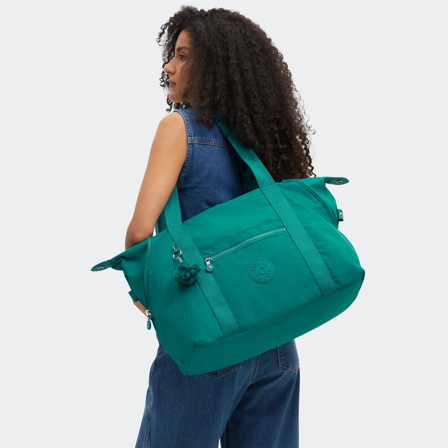 Kipling Art M draagtas Outspoken Green groot groen